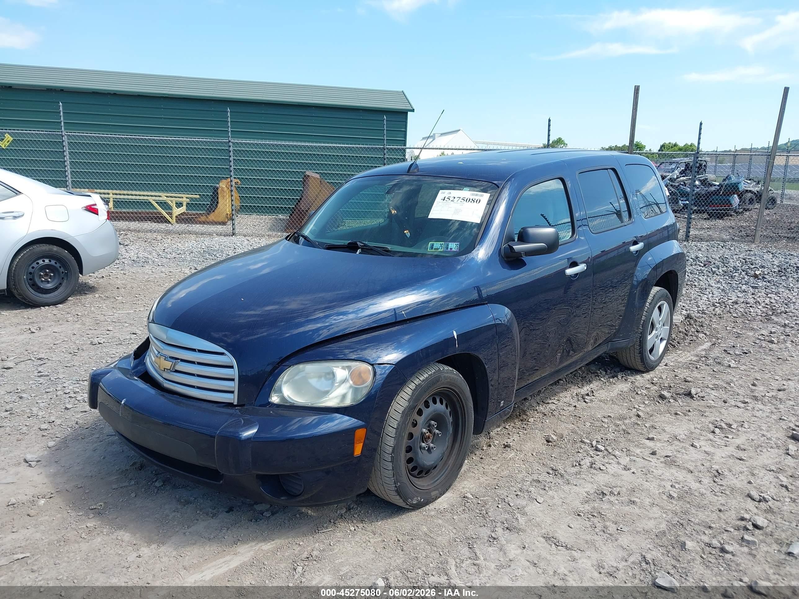 2007 Chevrolet Hhr Ls Синий vin: 3GNDA13D27S631278