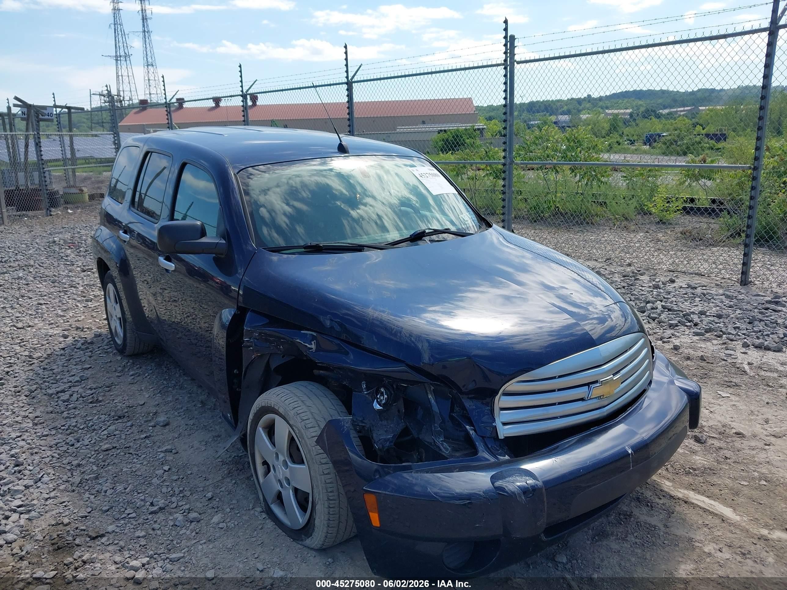 2007 Chevrolet Hhr Ls Синий vin: 3GNDA13D27S631278