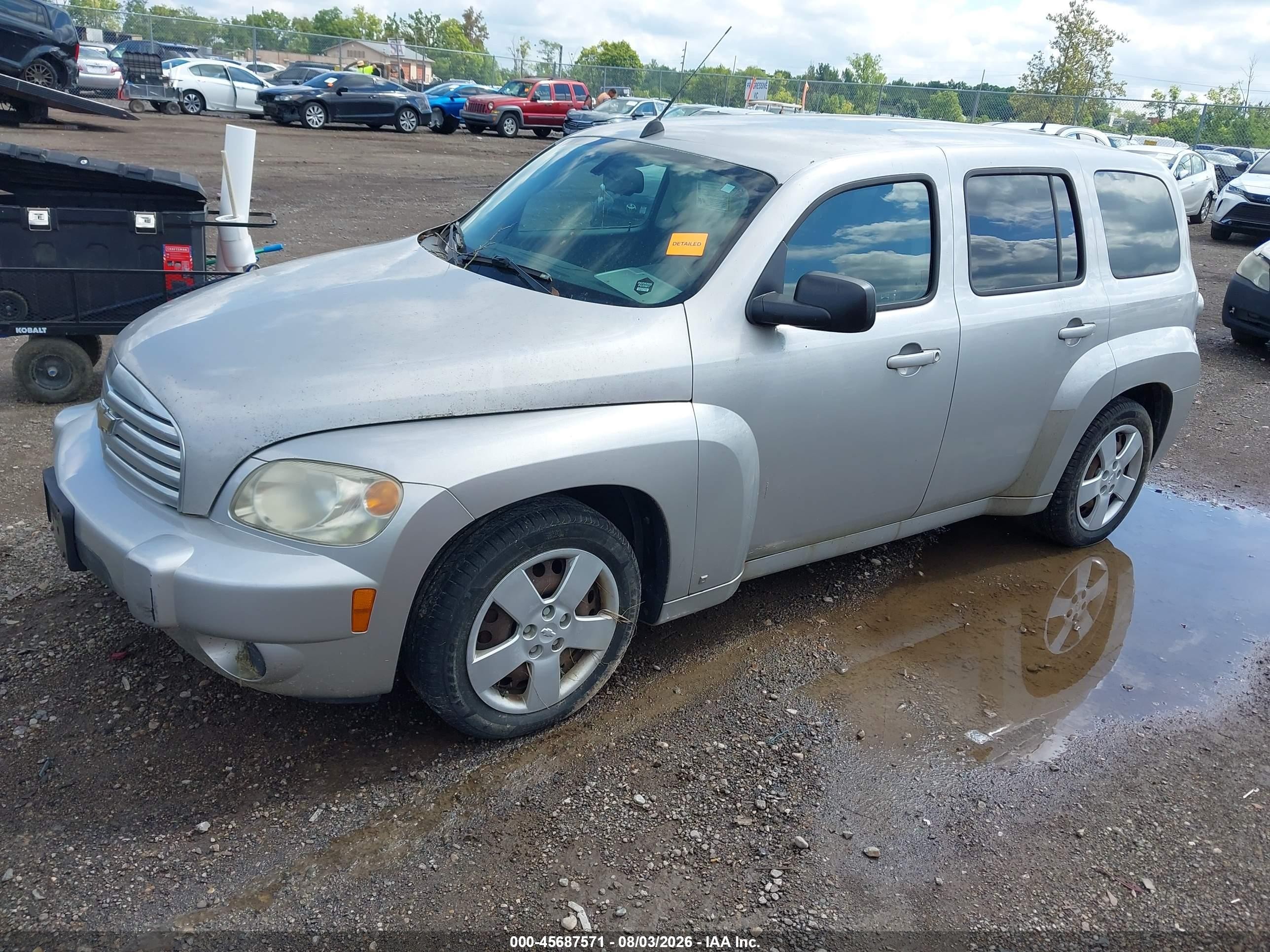 2008 Chevrolet Hhr Ls Silver vin: 3GNDA13D28S600114
