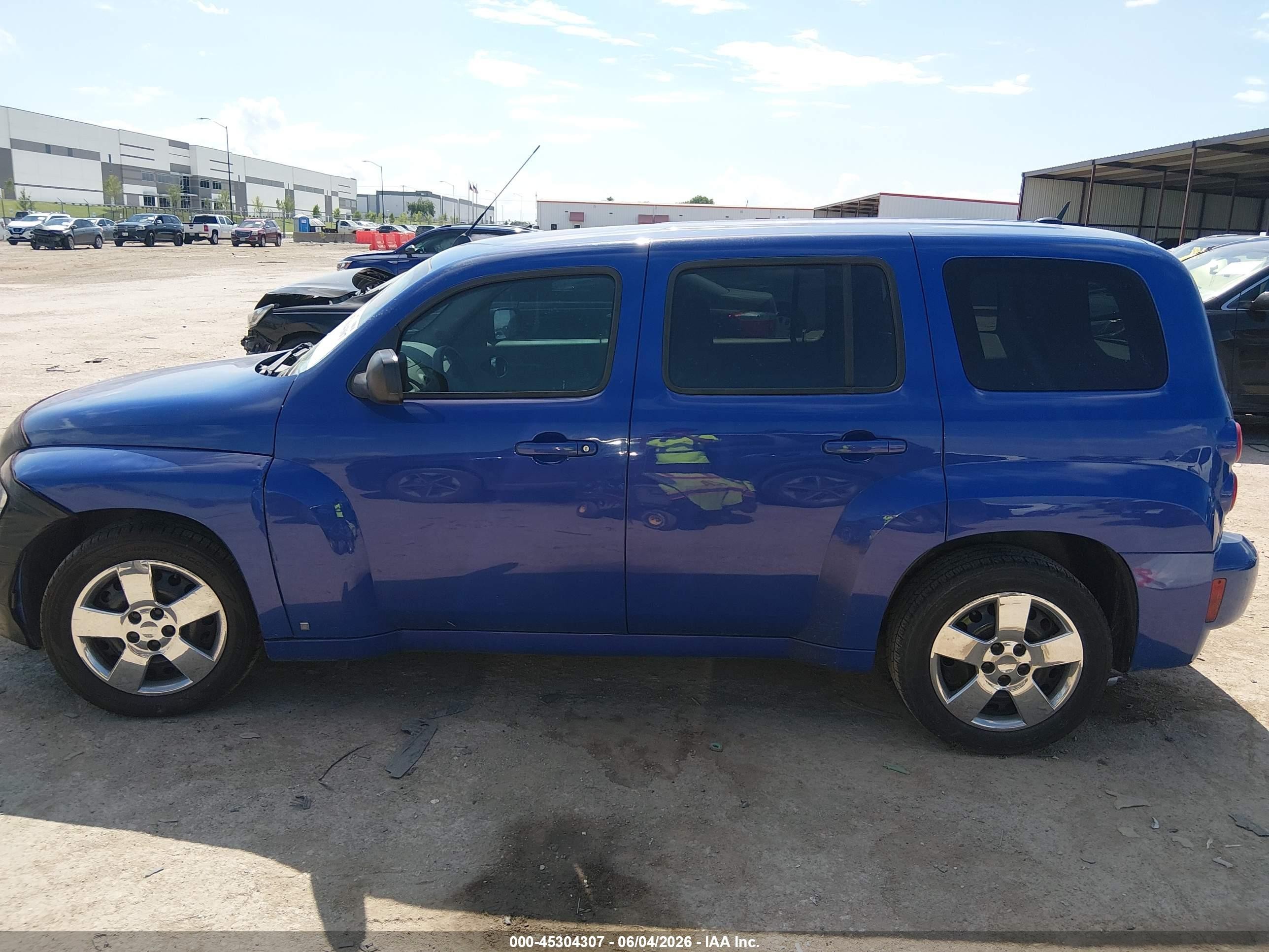 2008 Chevrolet Hhr Ls Blue vin: 3GNDA13D28S630942