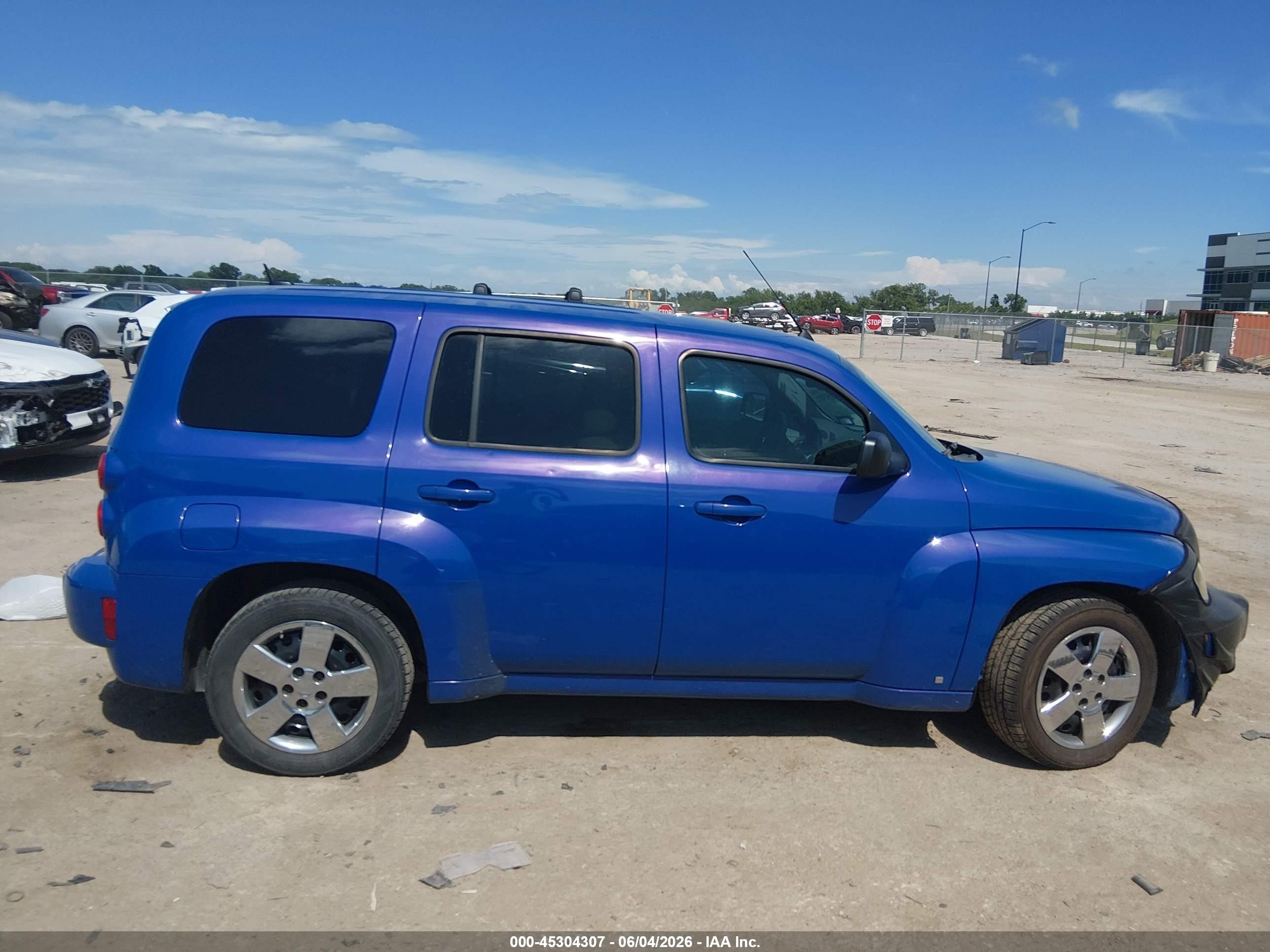 2008 Chevrolet Hhr Ls Blue vin: 3GNDA13D28S630942