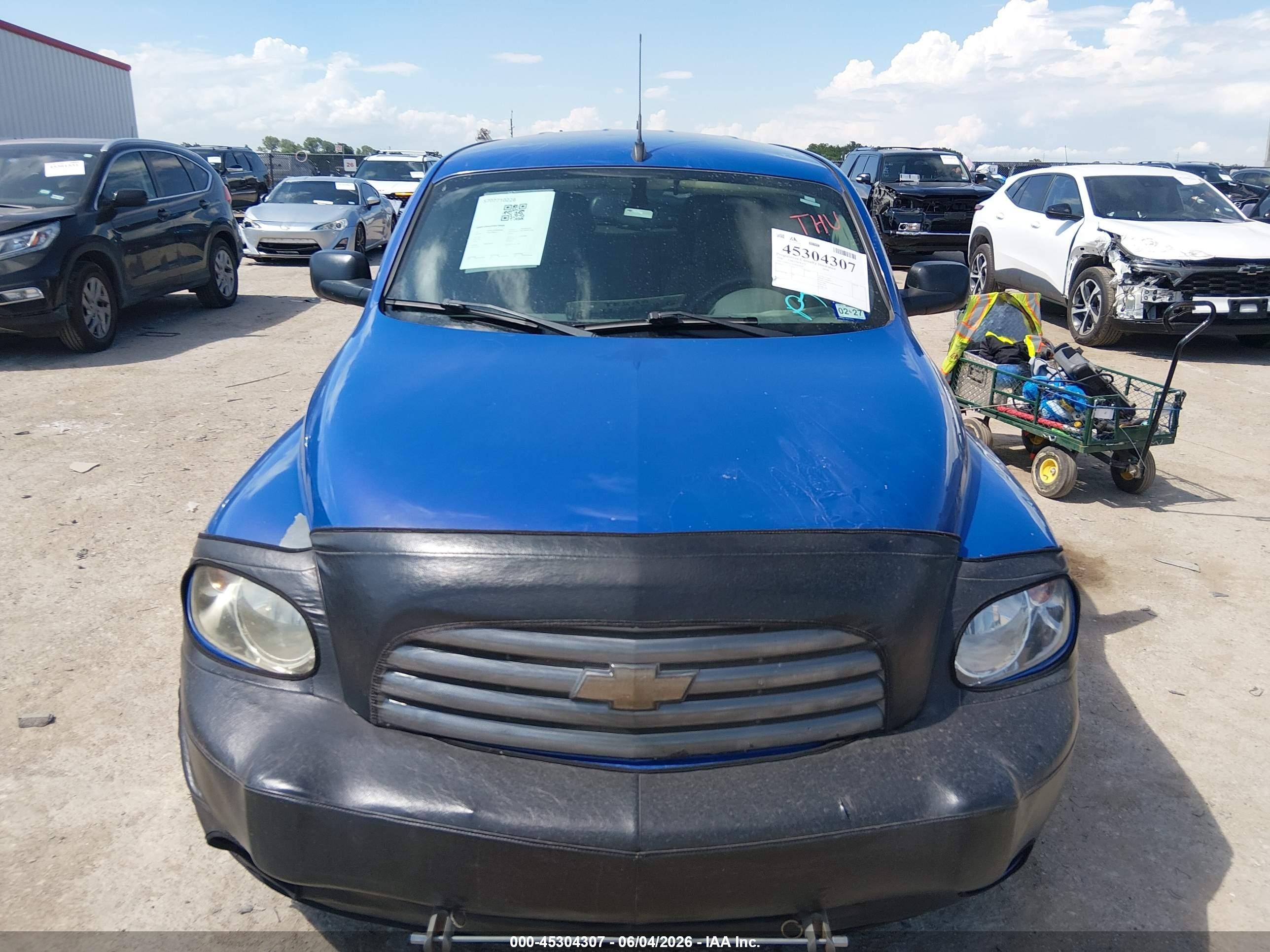 2008 Chevrolet Hhr Ls Blue vin: 3GNDA13D28S630942