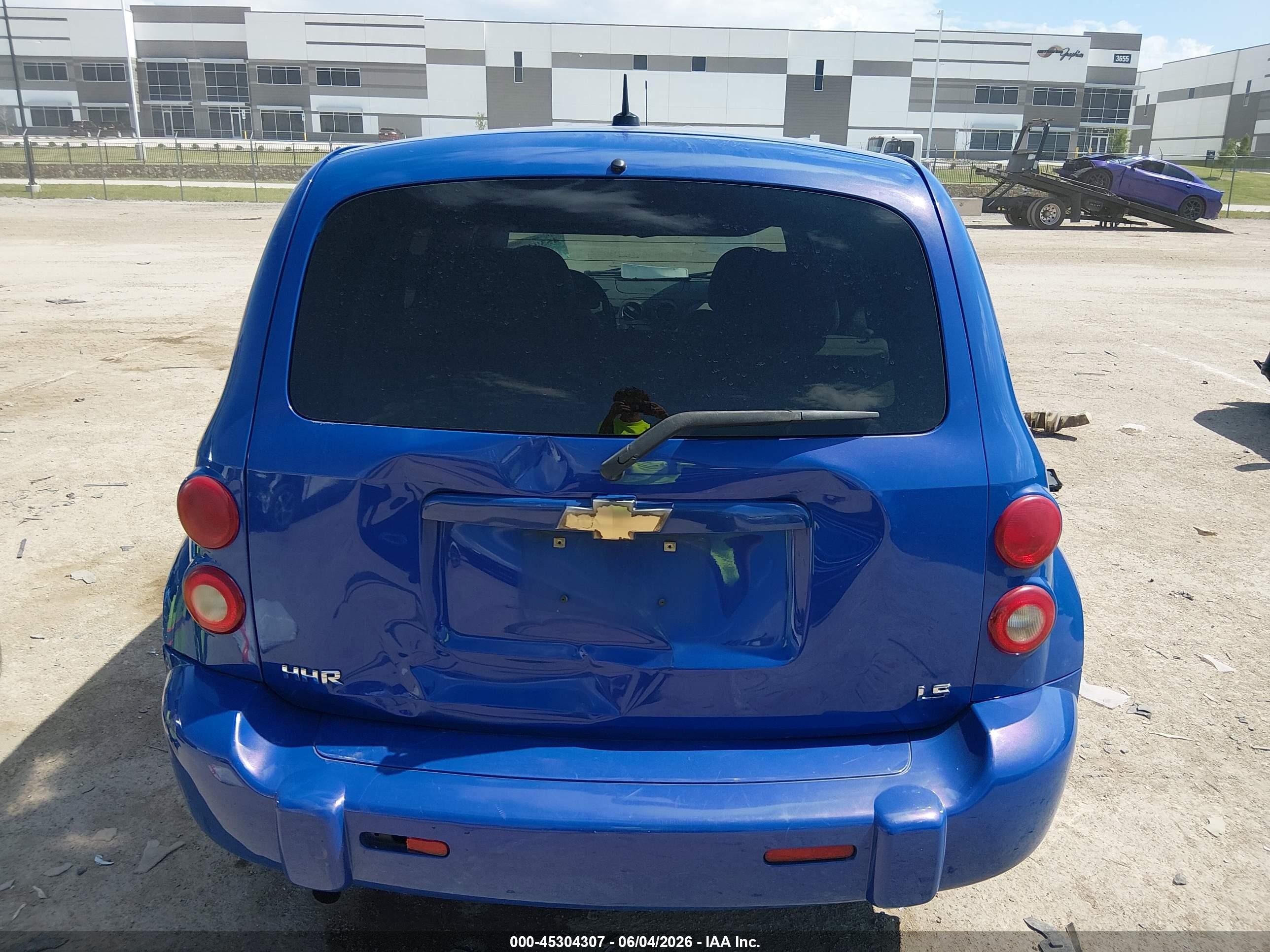 2008 Chevrolet Hhr Ls Blue vin: 3GNDA13D28S630942