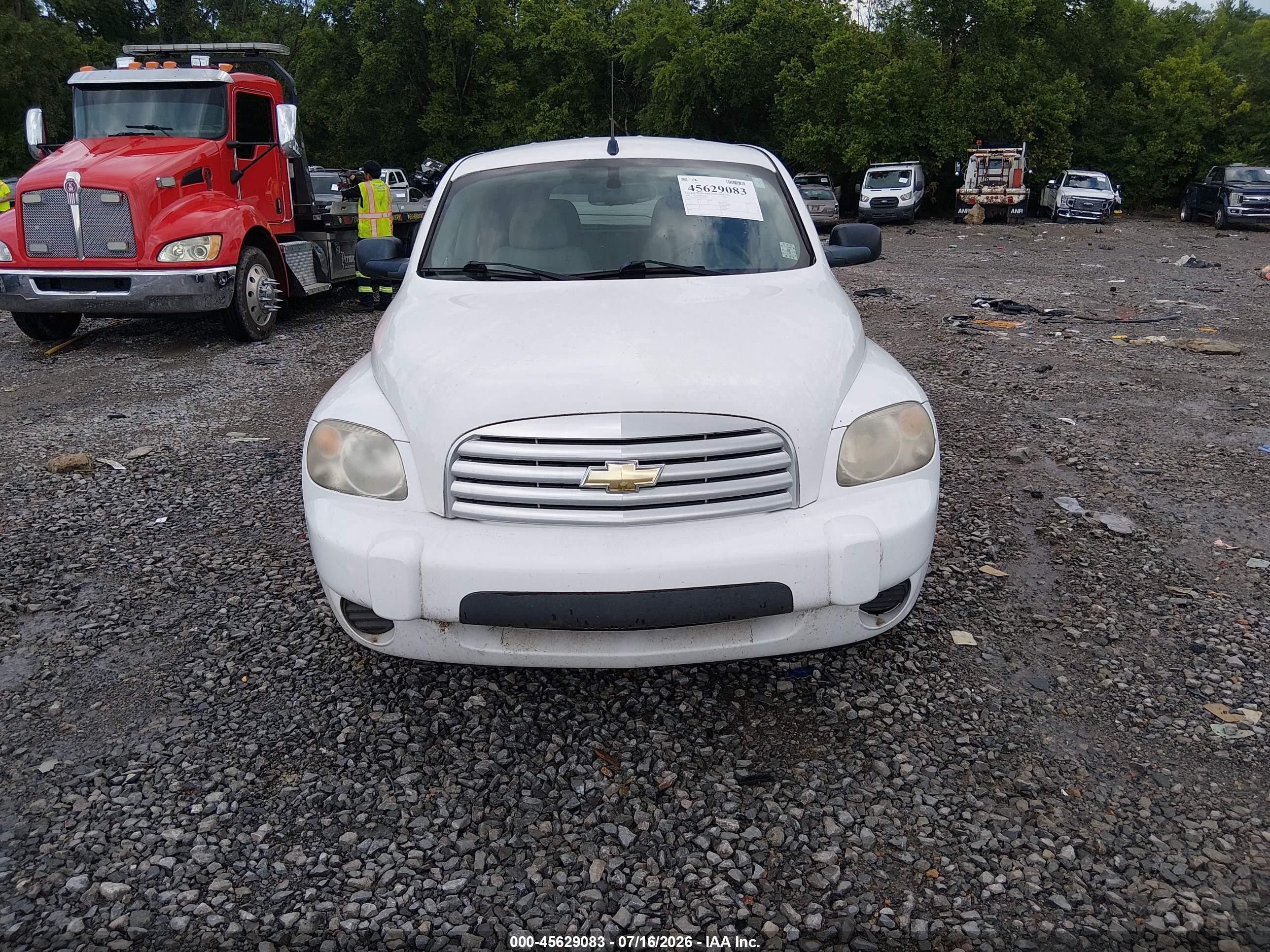 2008 Chevrolet Hhr Ls White vin: 3GNDA13D28S637678