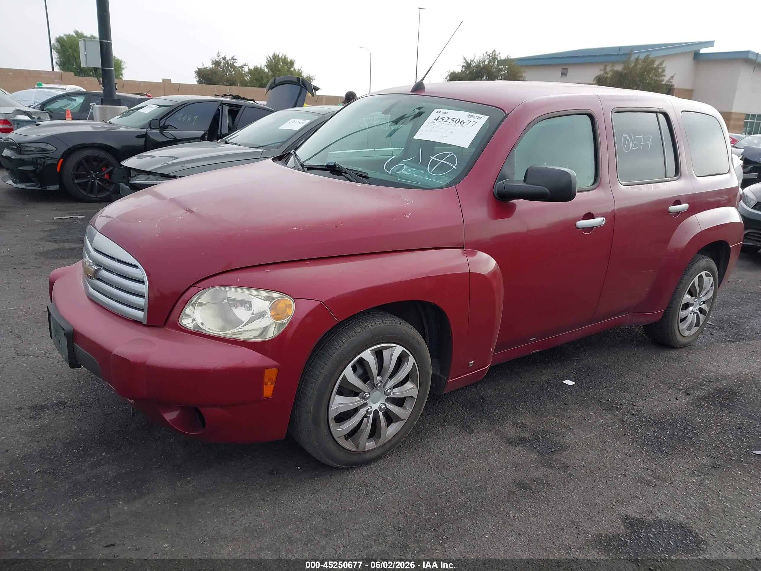 2007 Chevrolet Hhr Ls Red vin: 3GNDA13D37S625716