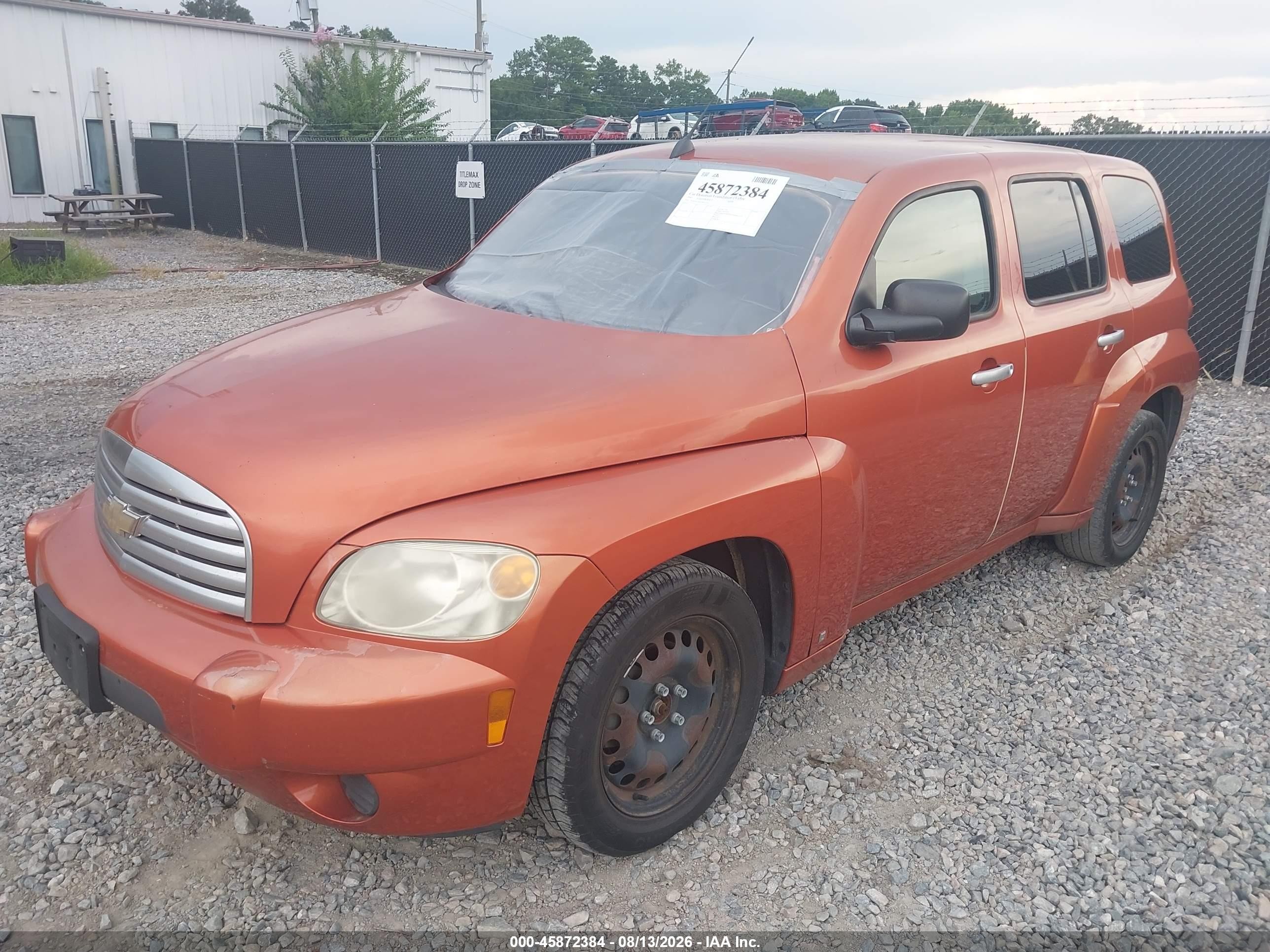 2007 Chevrolet Hhr Ls Orange vin: 3GNDA13D57S610554