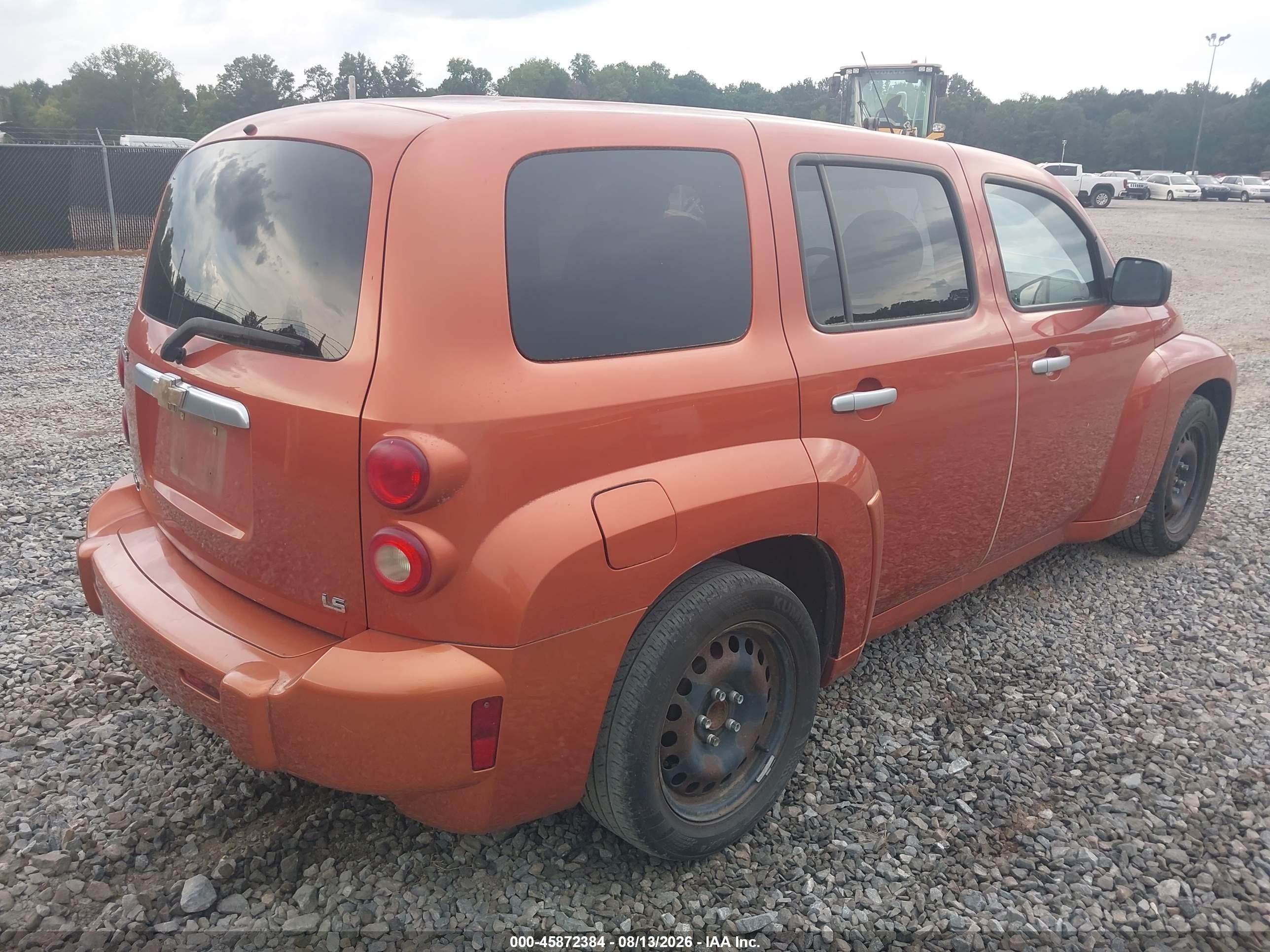 2007 Chevrolet Hhr Ls Orange vin: 3GNDA13D57S610554