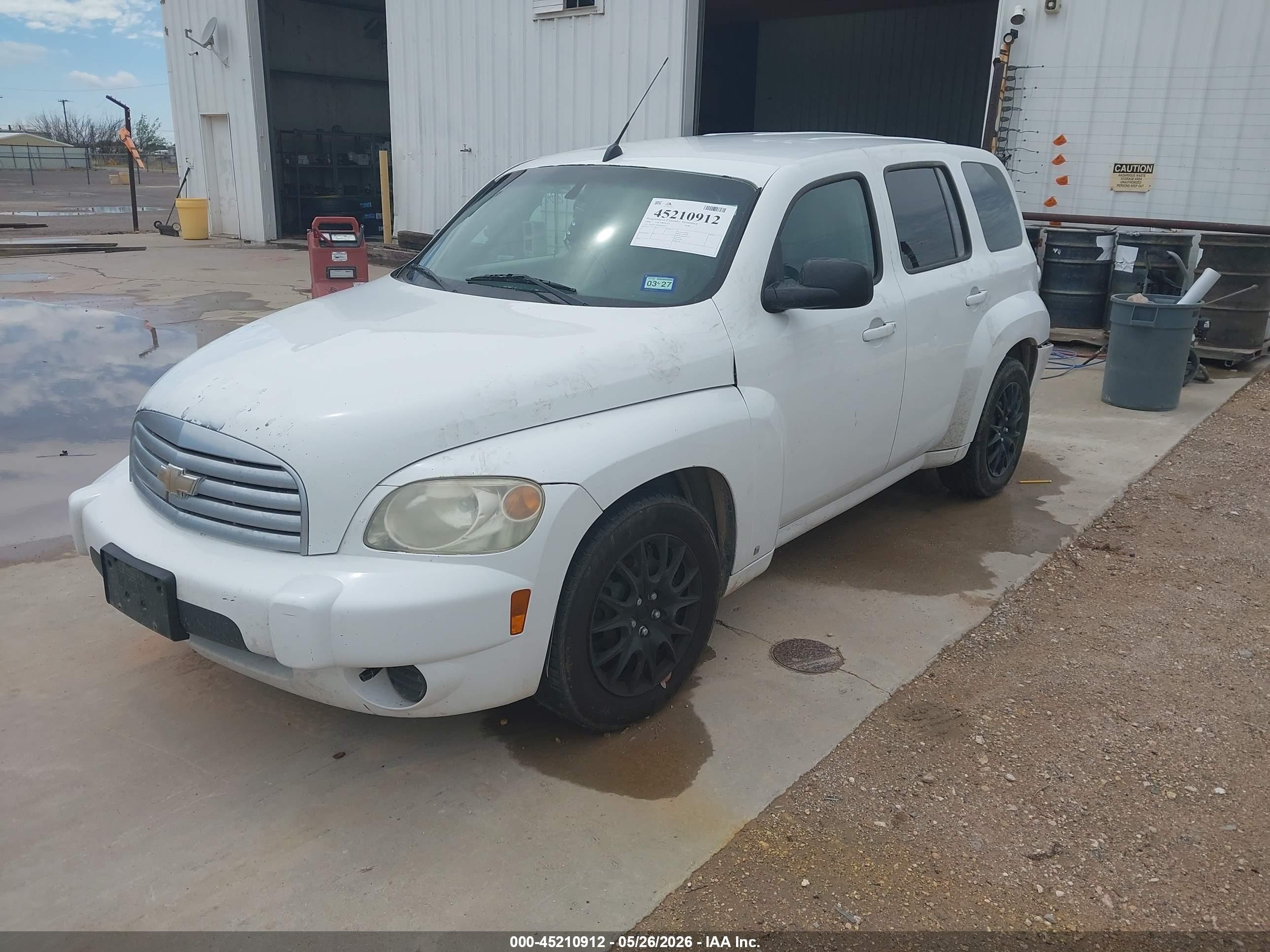 2008 Chevrolet Hhr Ls White vin: 3GNDA13D68S542167