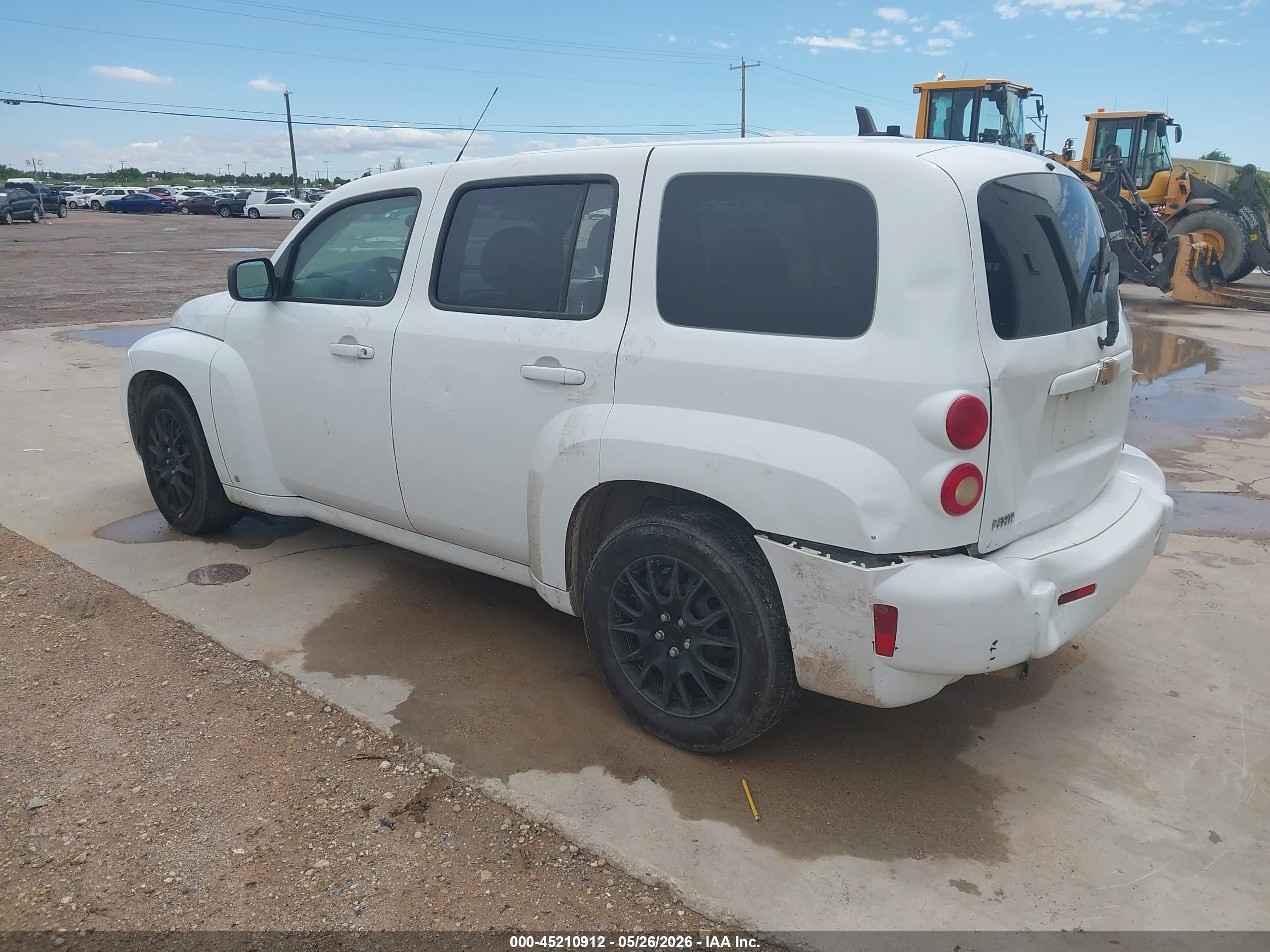 2008 Chevrolet Hhr Ls White vin: 3GNDA13D68S542167