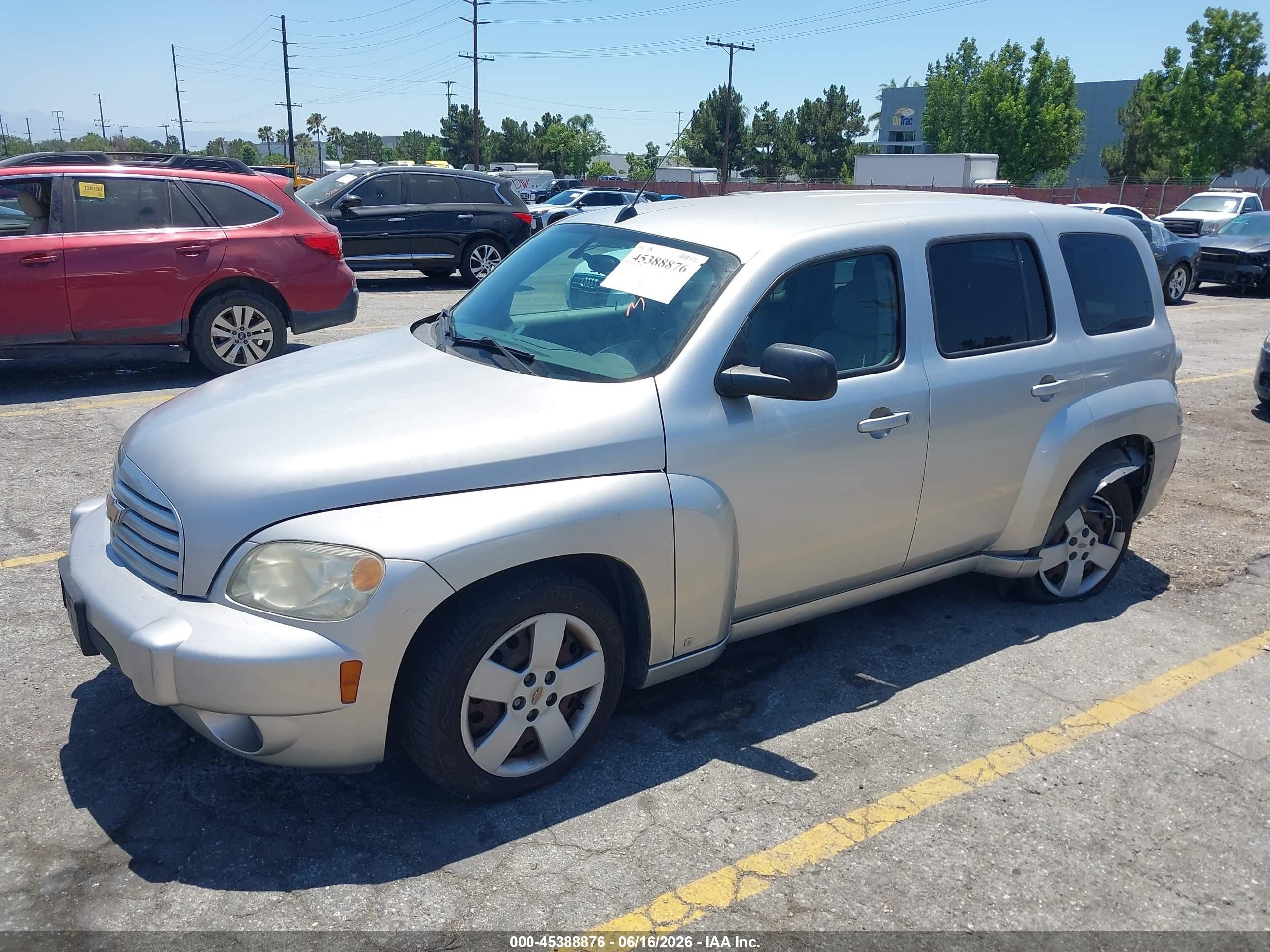 2007 Chevrolet Hhr Ls Silver vin: 3GNDA13D87S597850