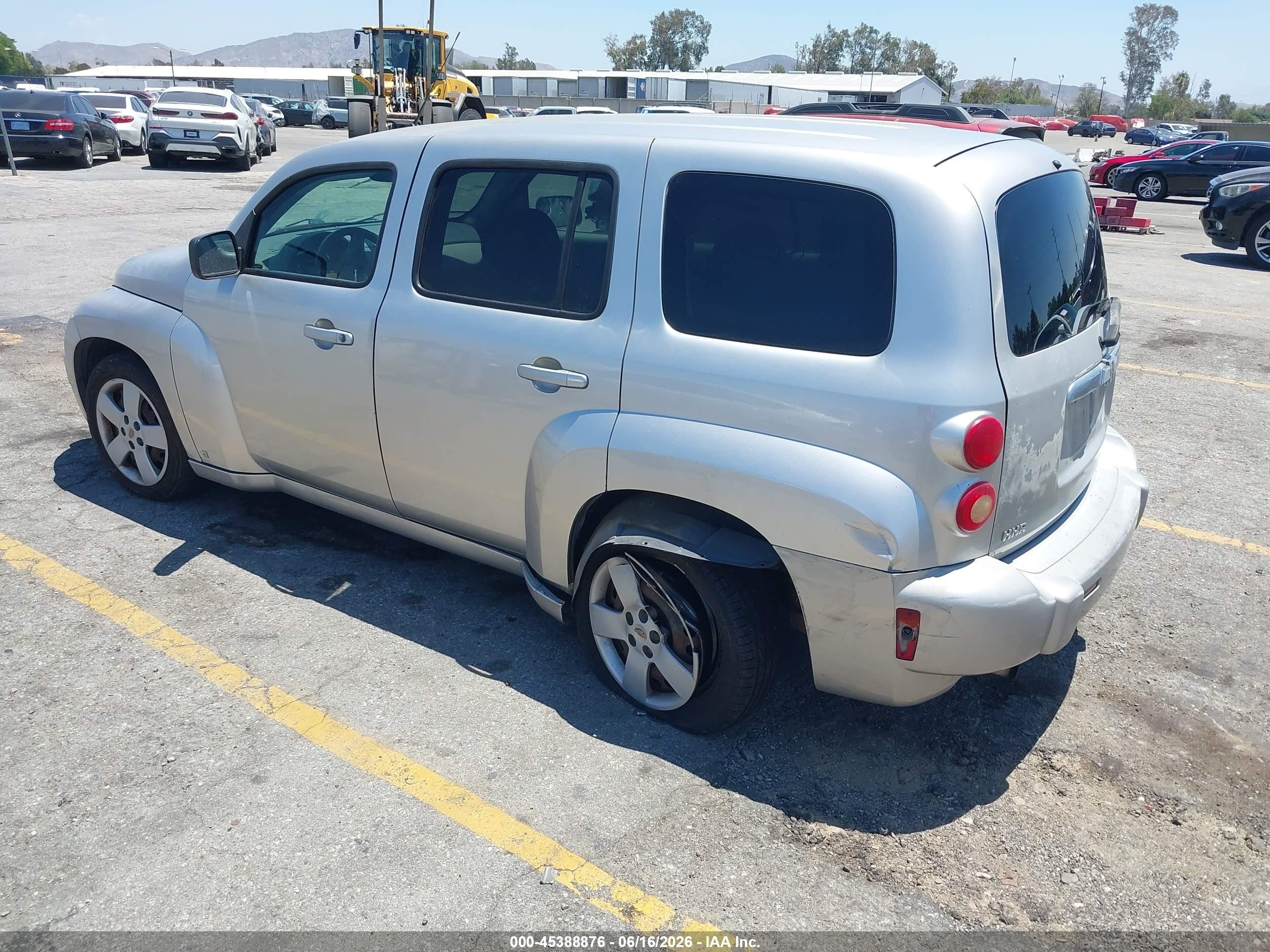2007 Chevrolet Hhr Ls Silver vin: 3GNDA13D87S597850