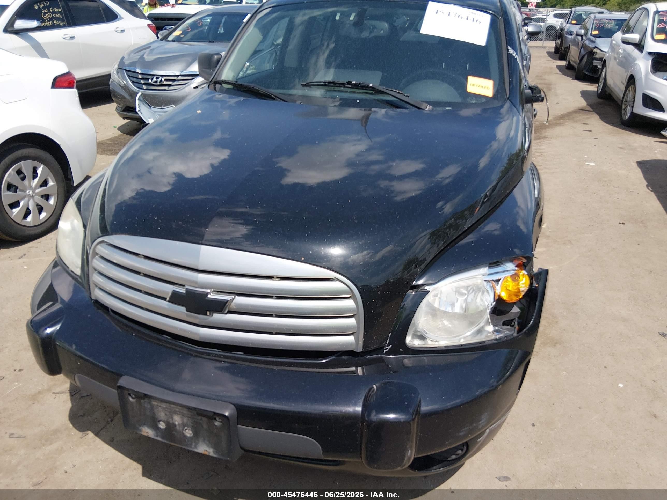 2008 Chevrolet Hhr Ls Black vin: 3GNDA13D88S613773