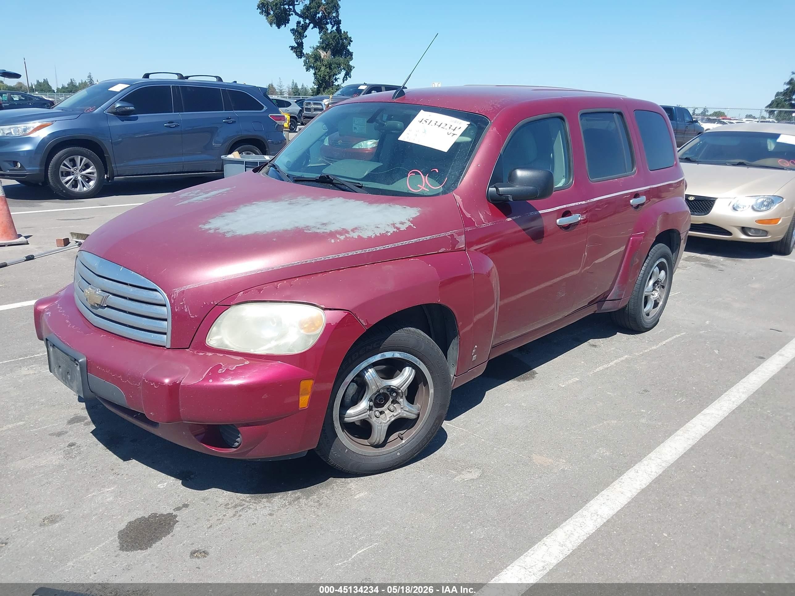 2007 Chevrolet Hhr Ls Red vin: 3GNDA13D97S527953