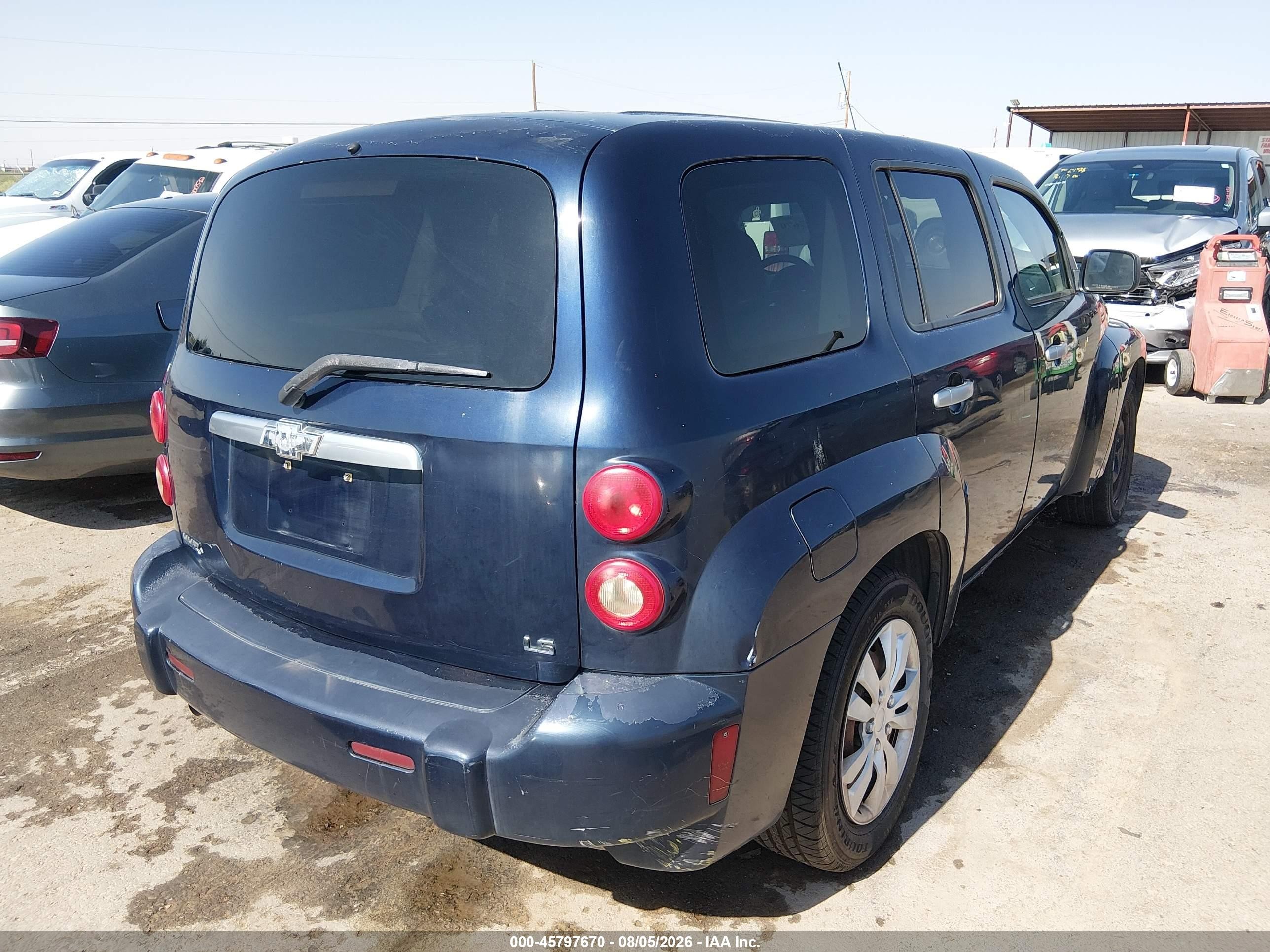 2007 Chevrolet Hhr Ls Purple vin: 3GNDA13D97S582273