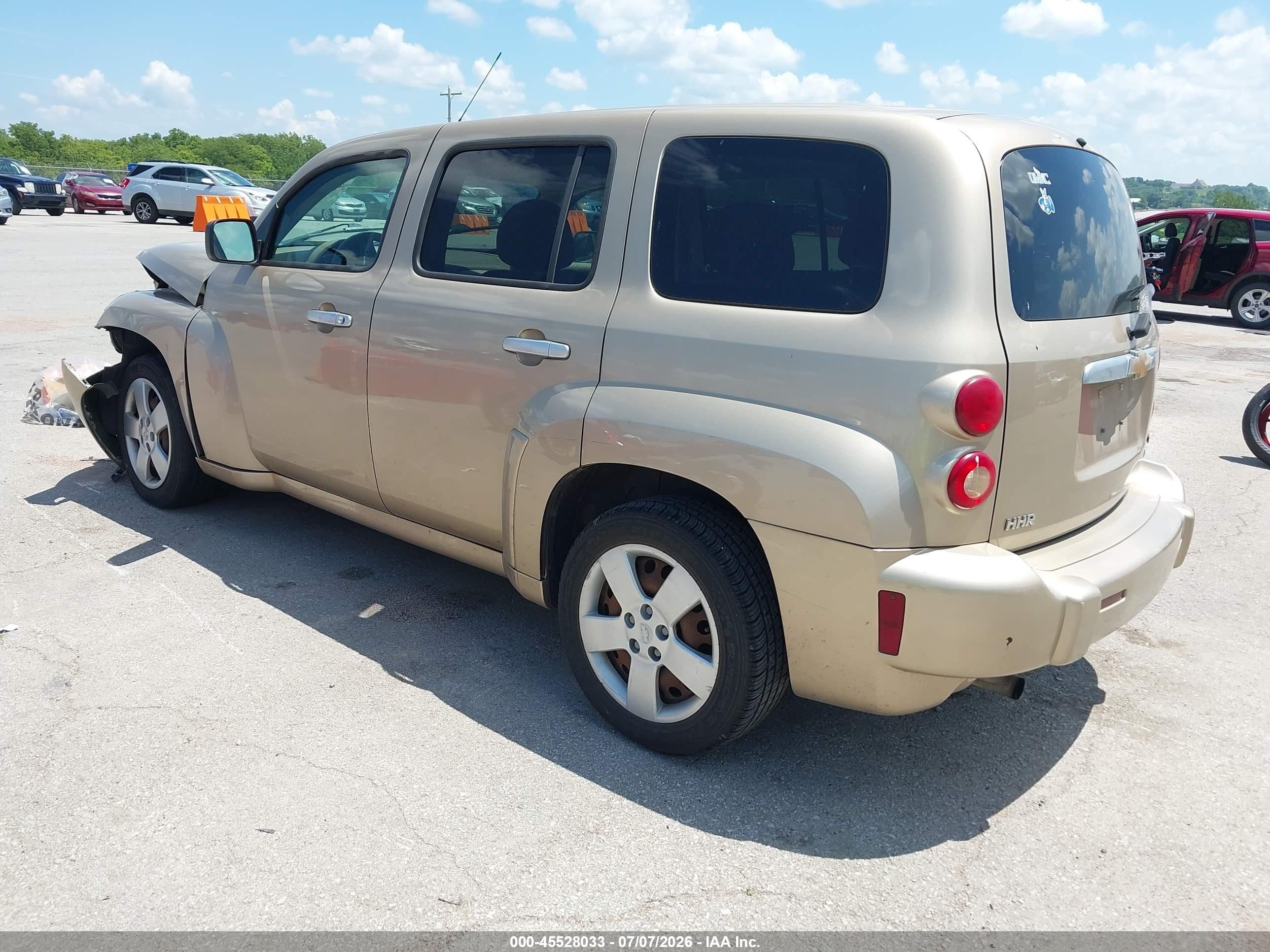 2007 Chevrolet Hhr Ls Champagne vin: 3GNDA13D97S587182