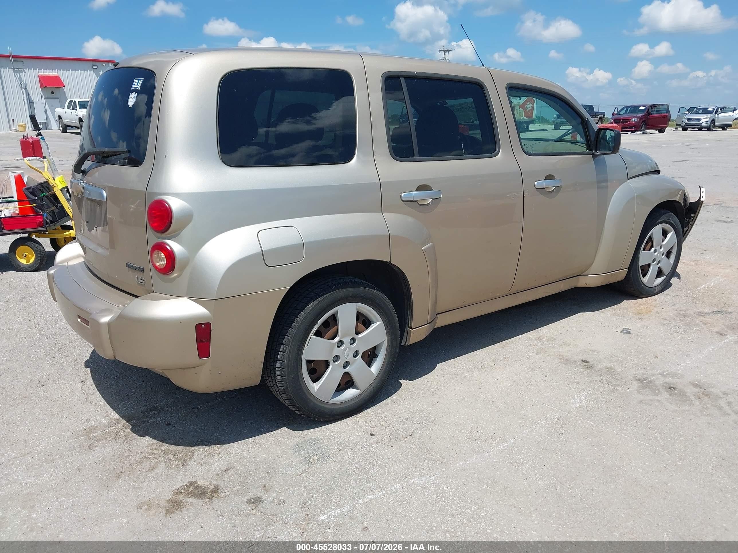 2007 Chevrolet Hhr Ls Champagne vin: 3GNDA13D97S587182