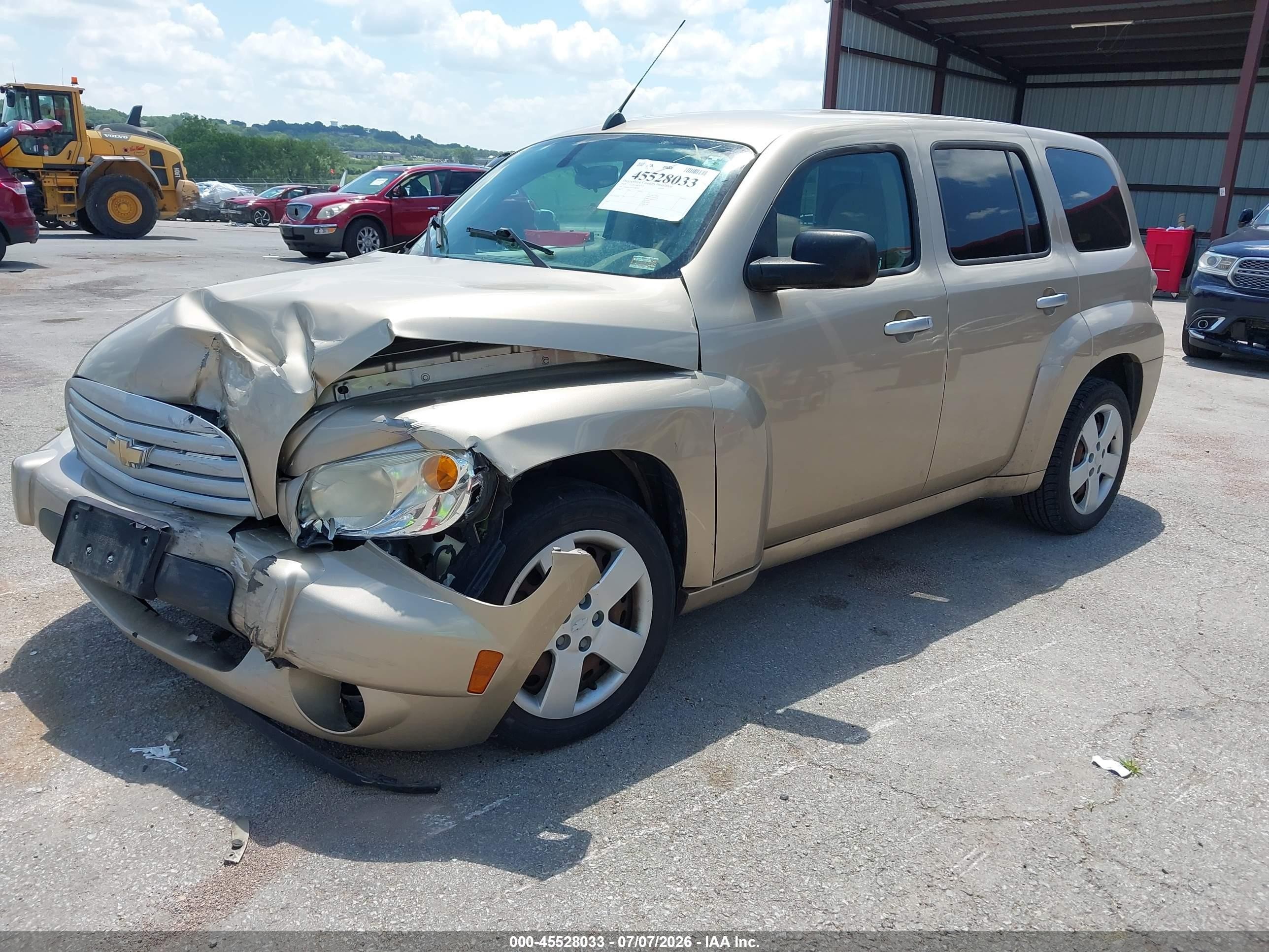 2007 Chevrolet Hhr Ls Champagne vin: 3GNDA13D97S587182