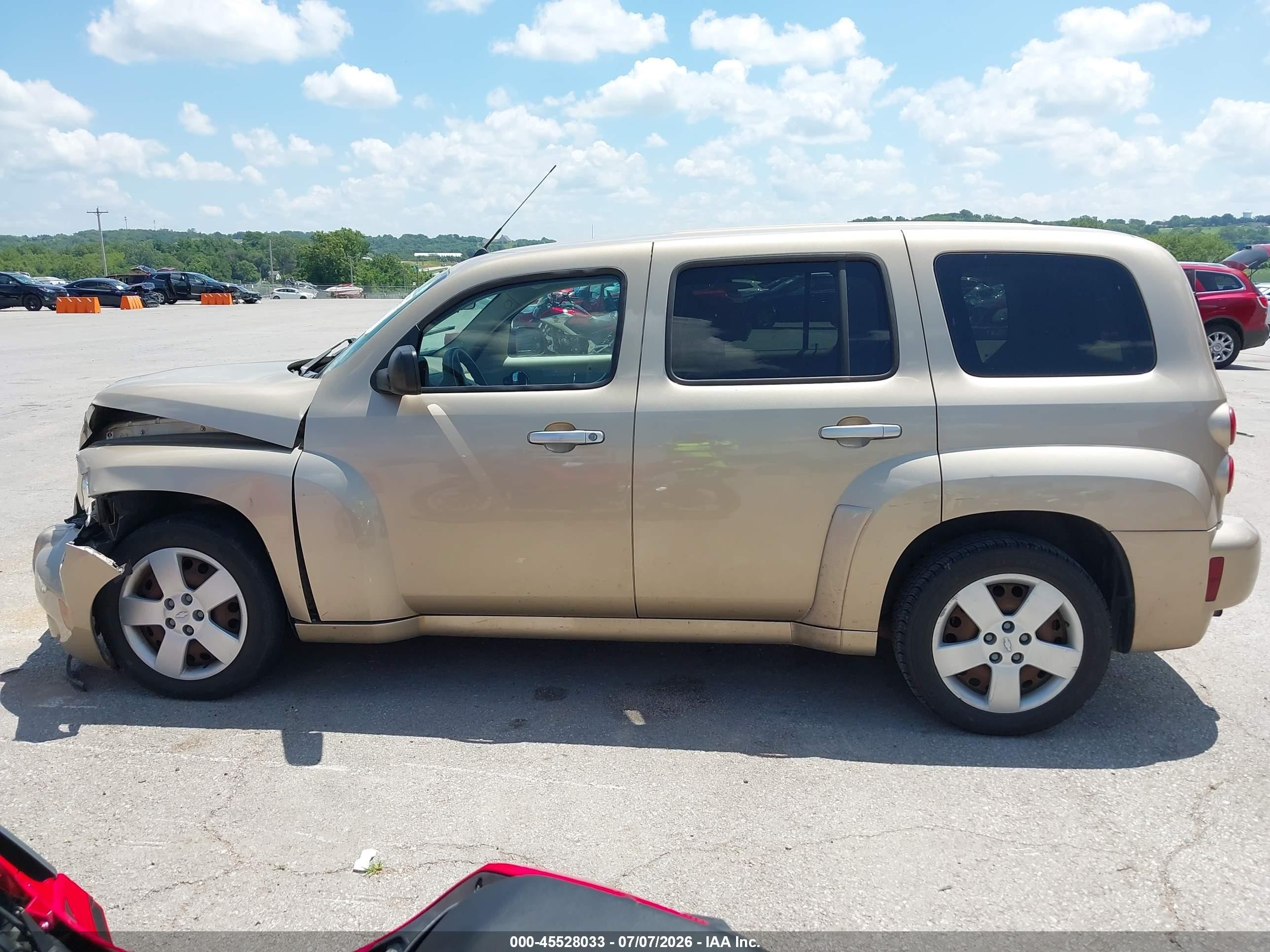 2007 Chevrolet Hhr Ls Champagne vin: 3GNDA13D97S587182