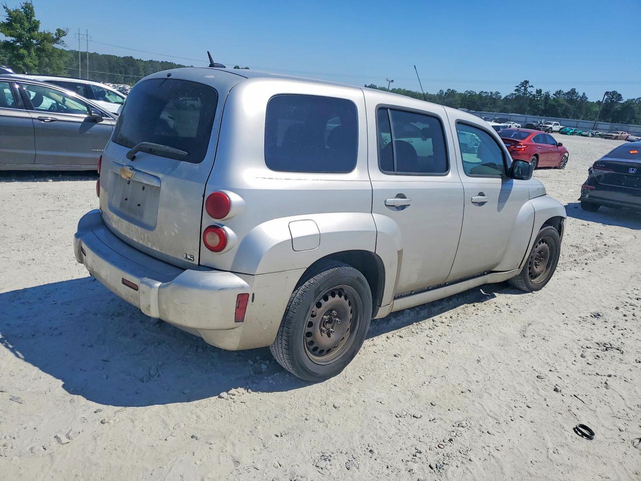 2008 Chevrolet Hhr Ls Silver vin: 3GNDA13D98S648922