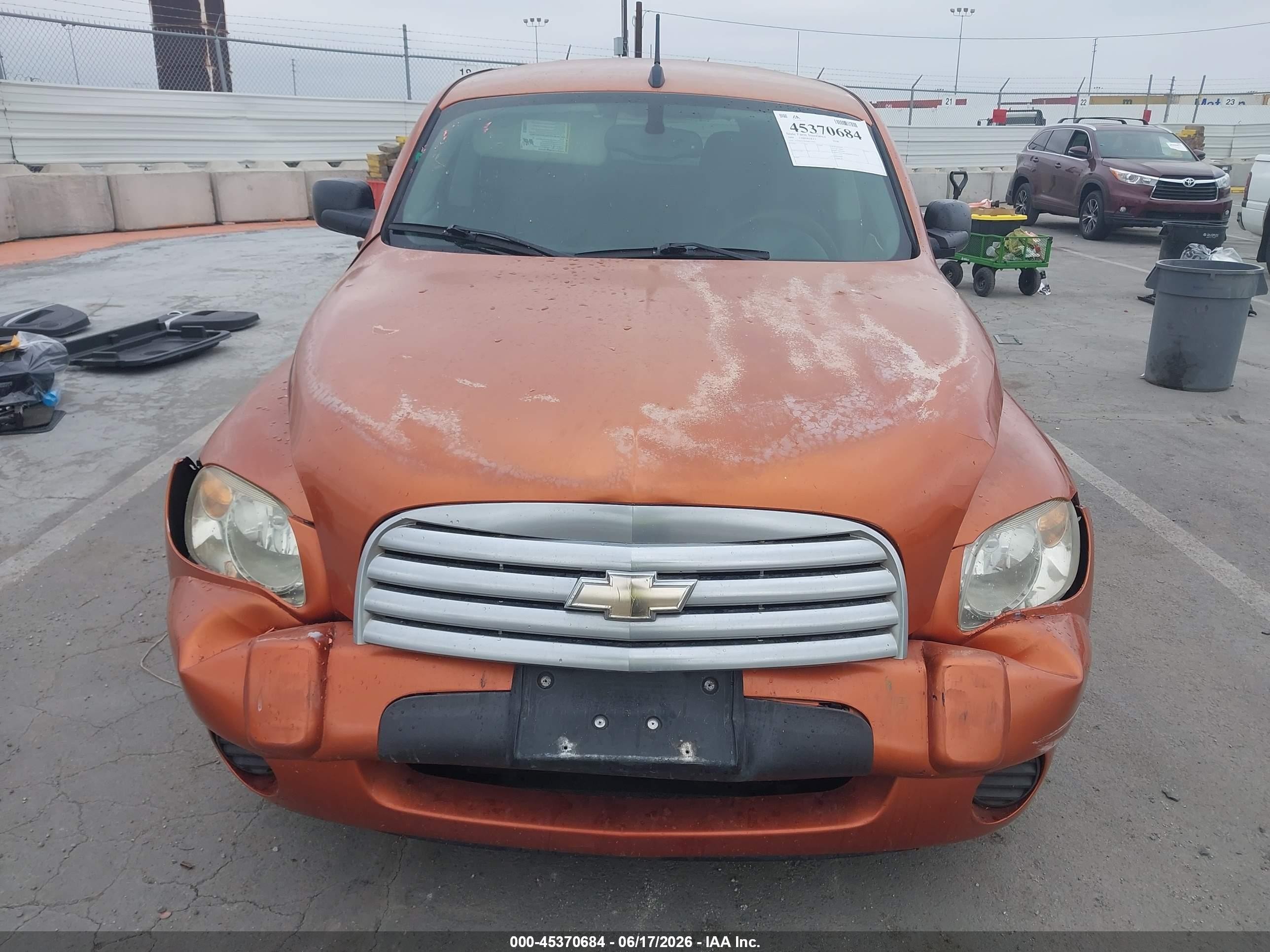 2008 Chevrolet Hhr Ls Orange vin: 3GNDA13DX8S559683