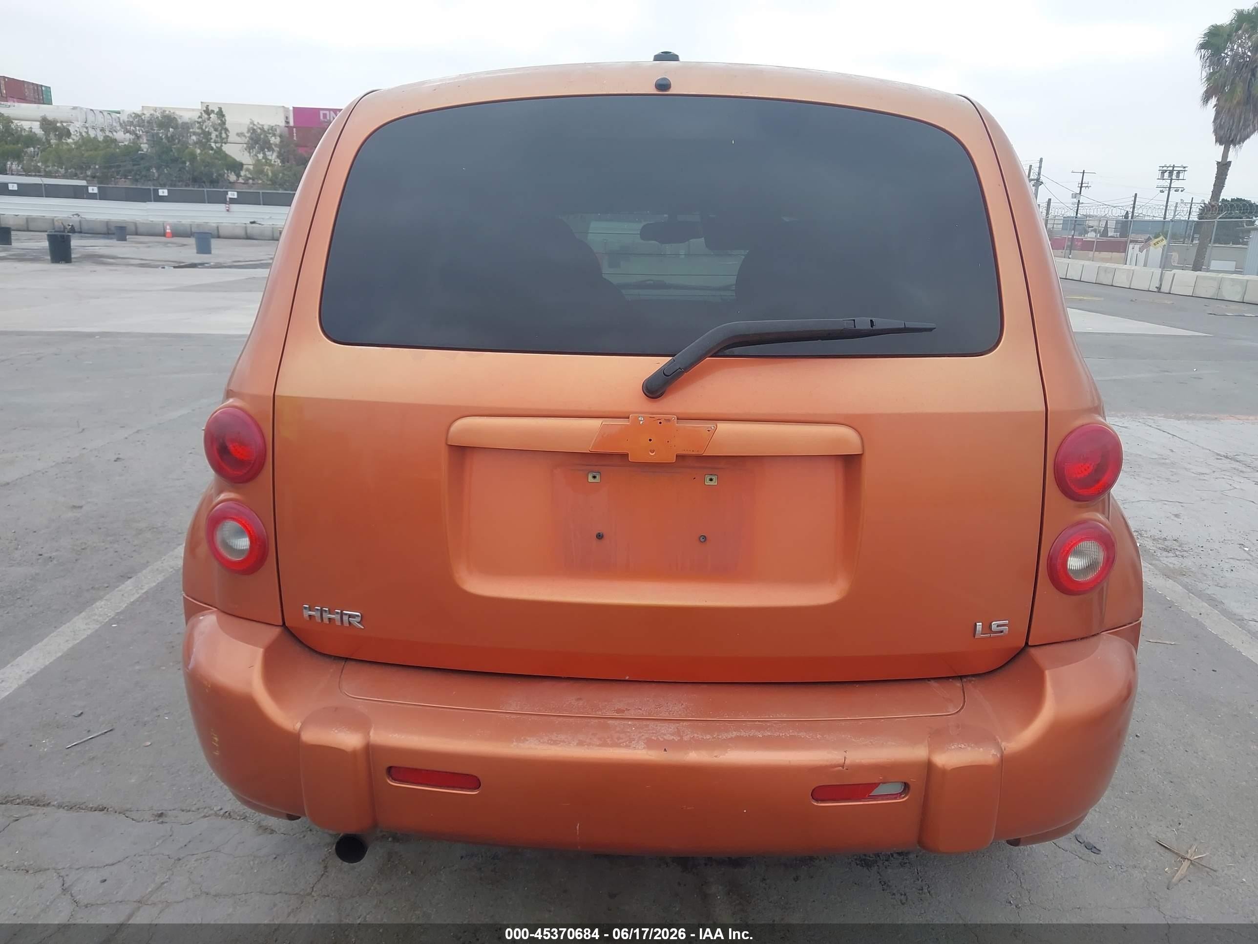 2008 Chevrolet Hhr Ls Orange vin: 3GNDA13DX8S559683