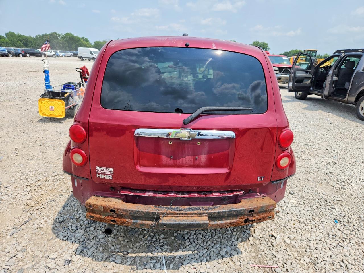 2007 Chevrolet Hhr Lt Burgundy vin: 3GNDA23D07S595497