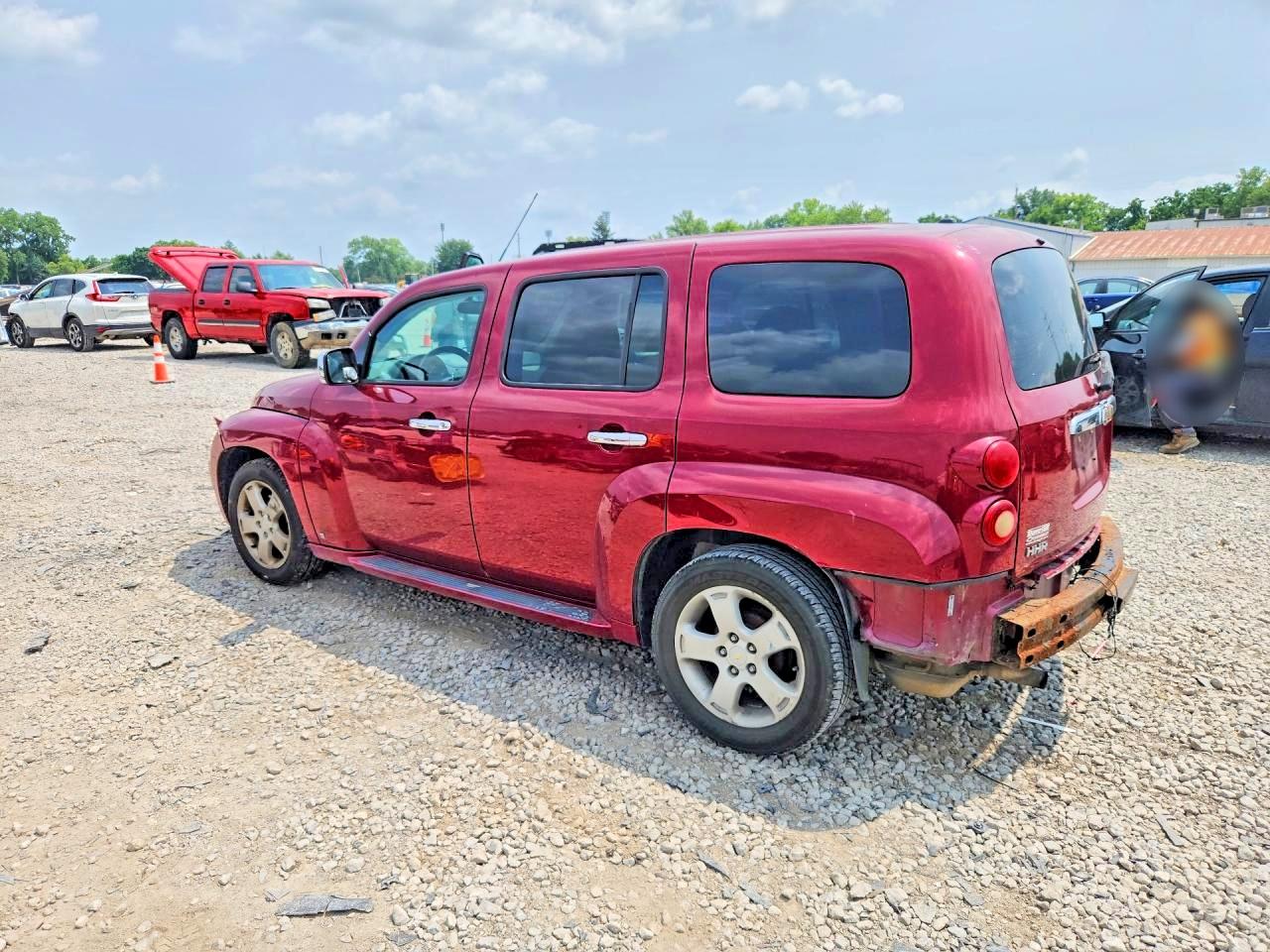 2007 Chevrolet Hhr Lt Burgundy vin: 3GNDA23D07S595497