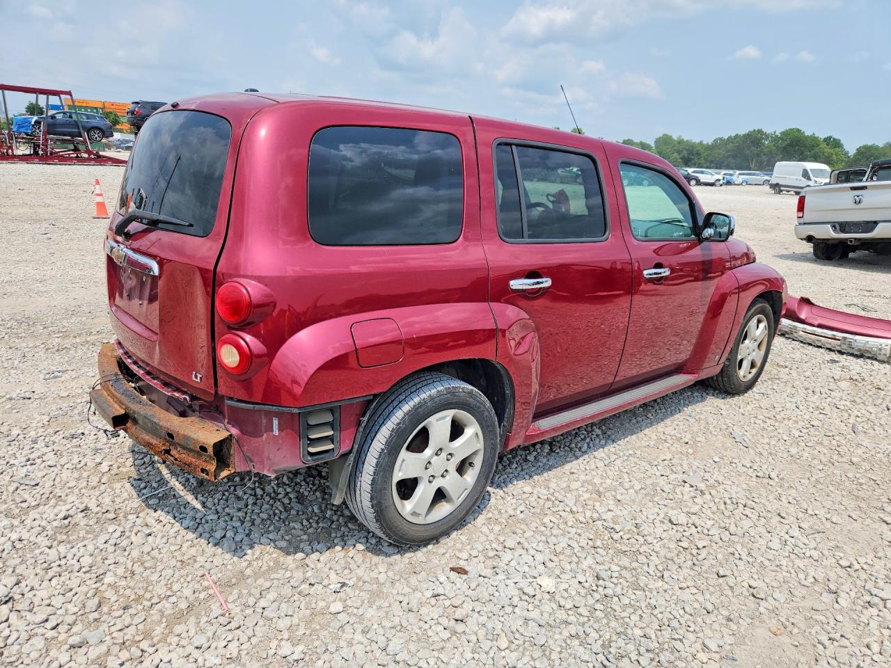 2007 Chevrolet Hhr Lt Burgundy vin: 3GNDA23D07S595497
