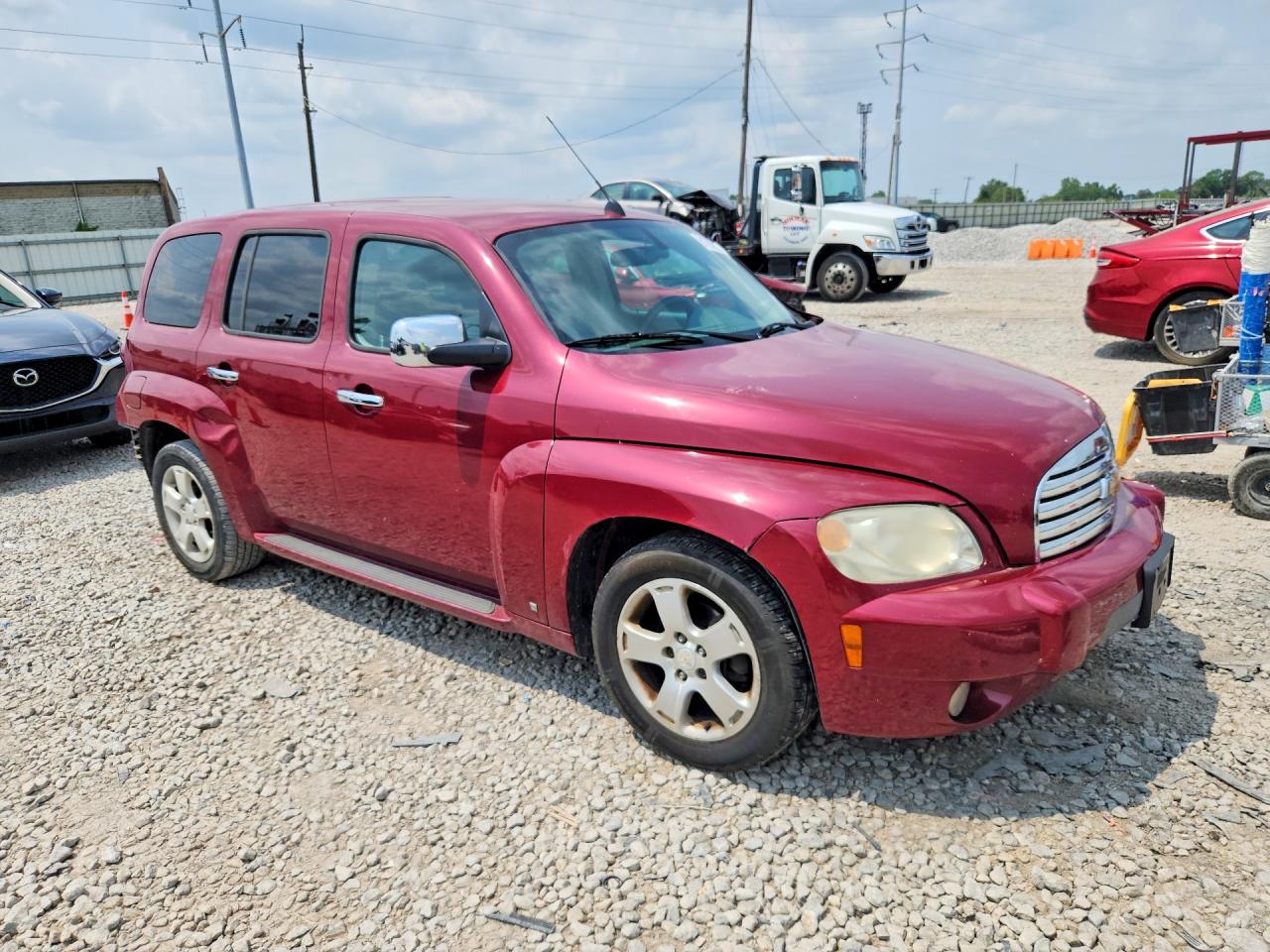 2007 Chevrolet Hhr Lt Burgundy vin: 3GNDA23D07S595497