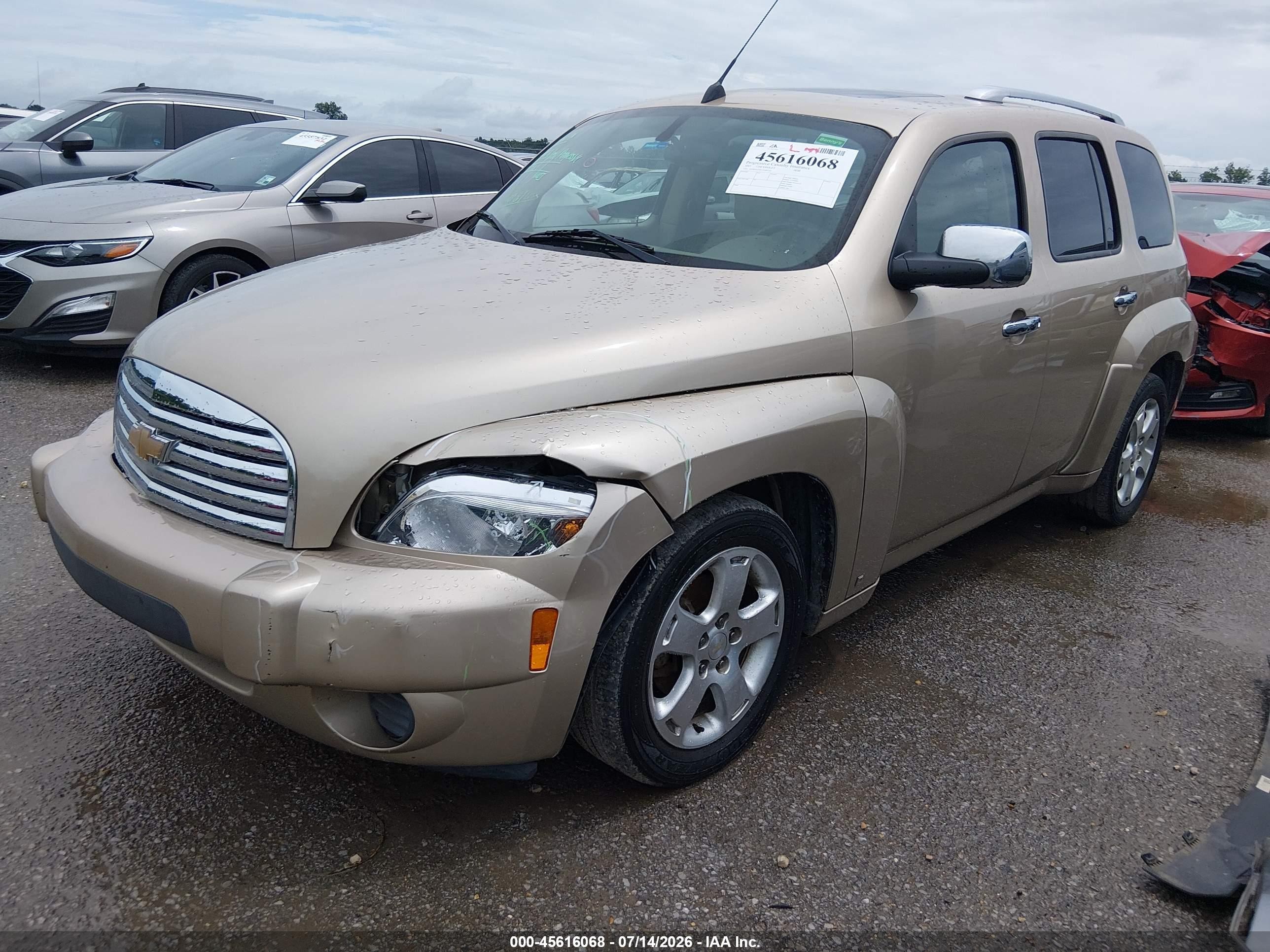 2007 Chevrolet Hhr Lt Золотой vin: 3GNDA23D17S589725