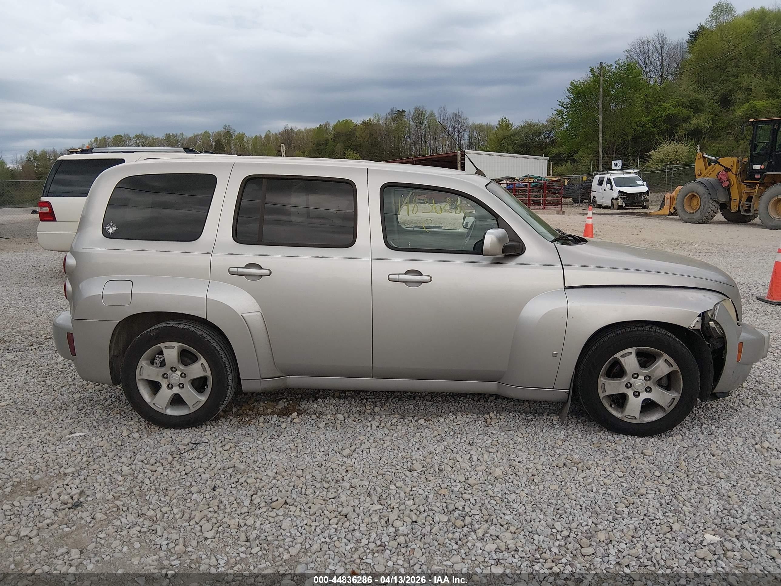 2007 Chevrolet Hhr Lt Silver vin: 3GNDA23D27S535706