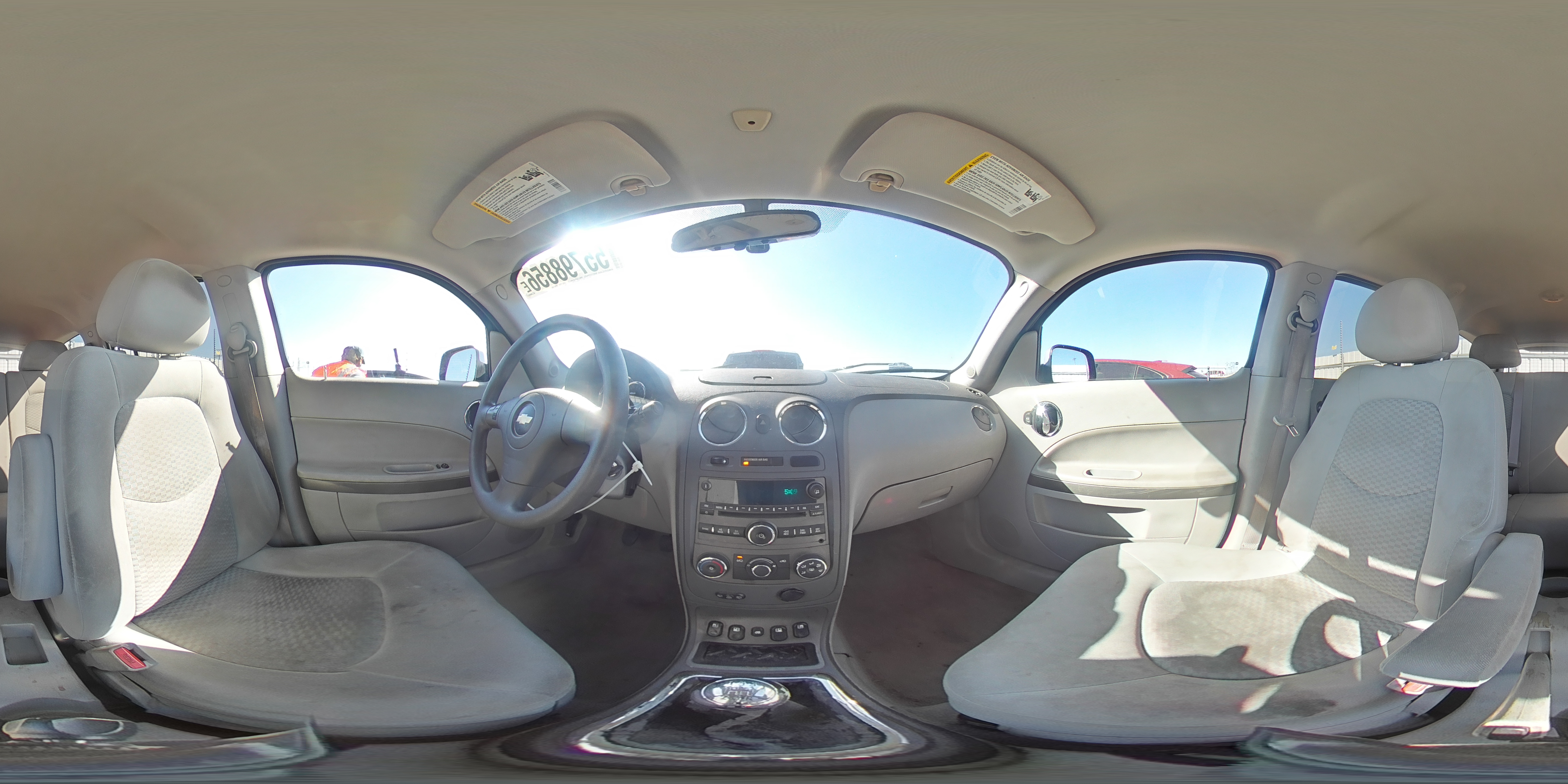 2007 Chevrolet Hhr Gray vin: 3GNDA23D27S562548