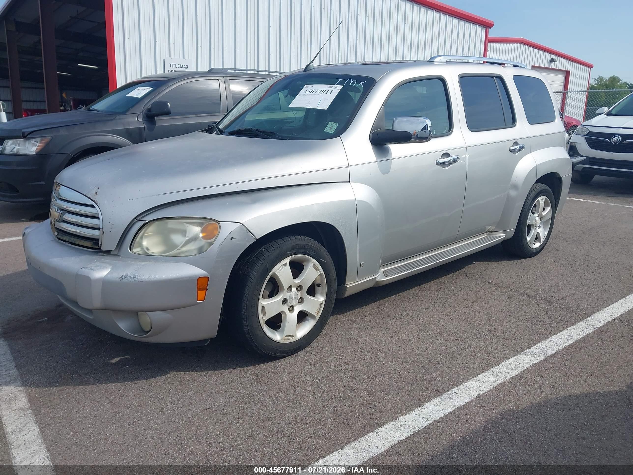 2007 Chevrolet Hhr Lt Silver vin: 3GNDA23D27S634882