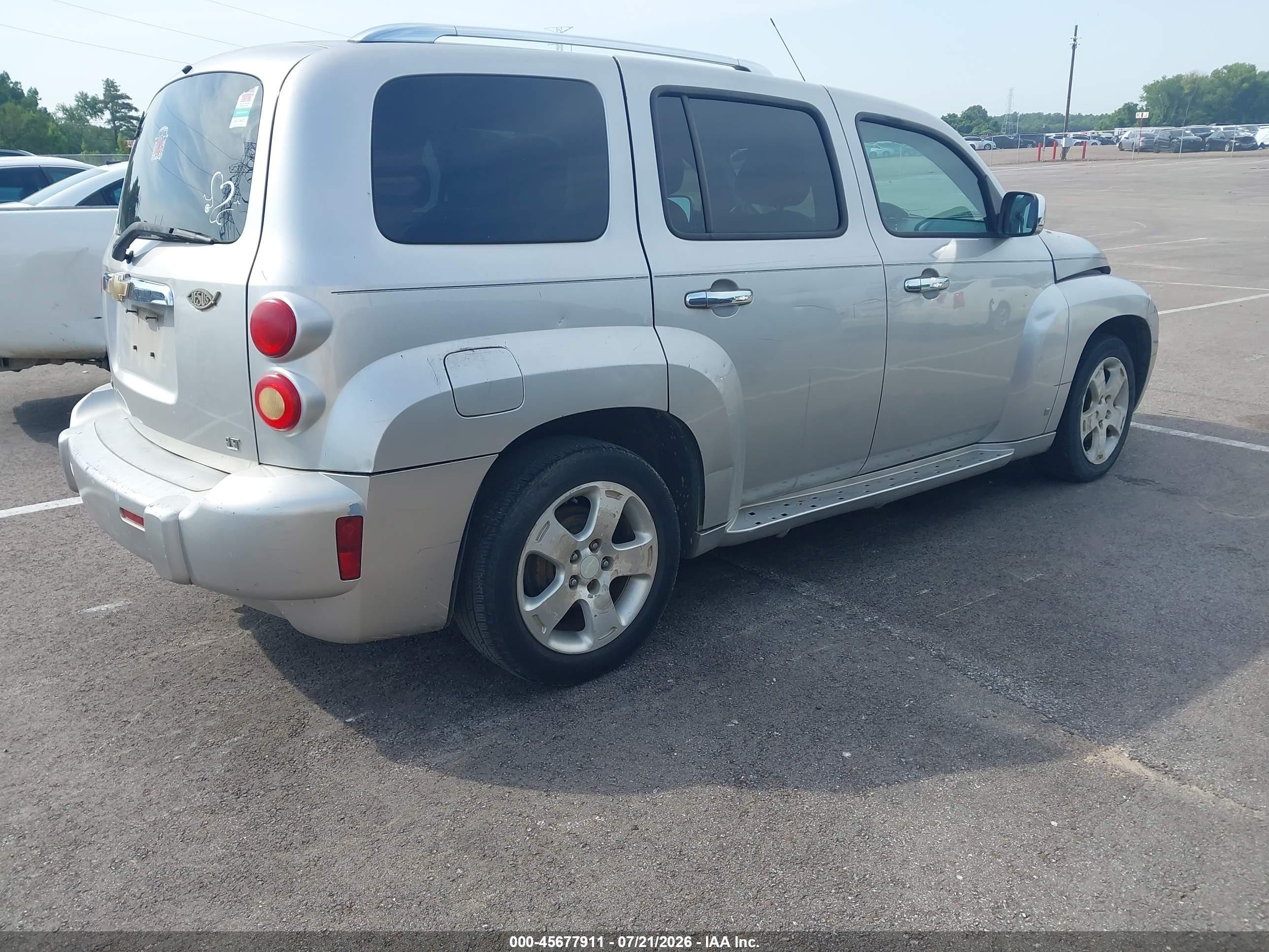 2007 Chevrolet Hhr Lt Silver vin: 3GNDA23D27S634882