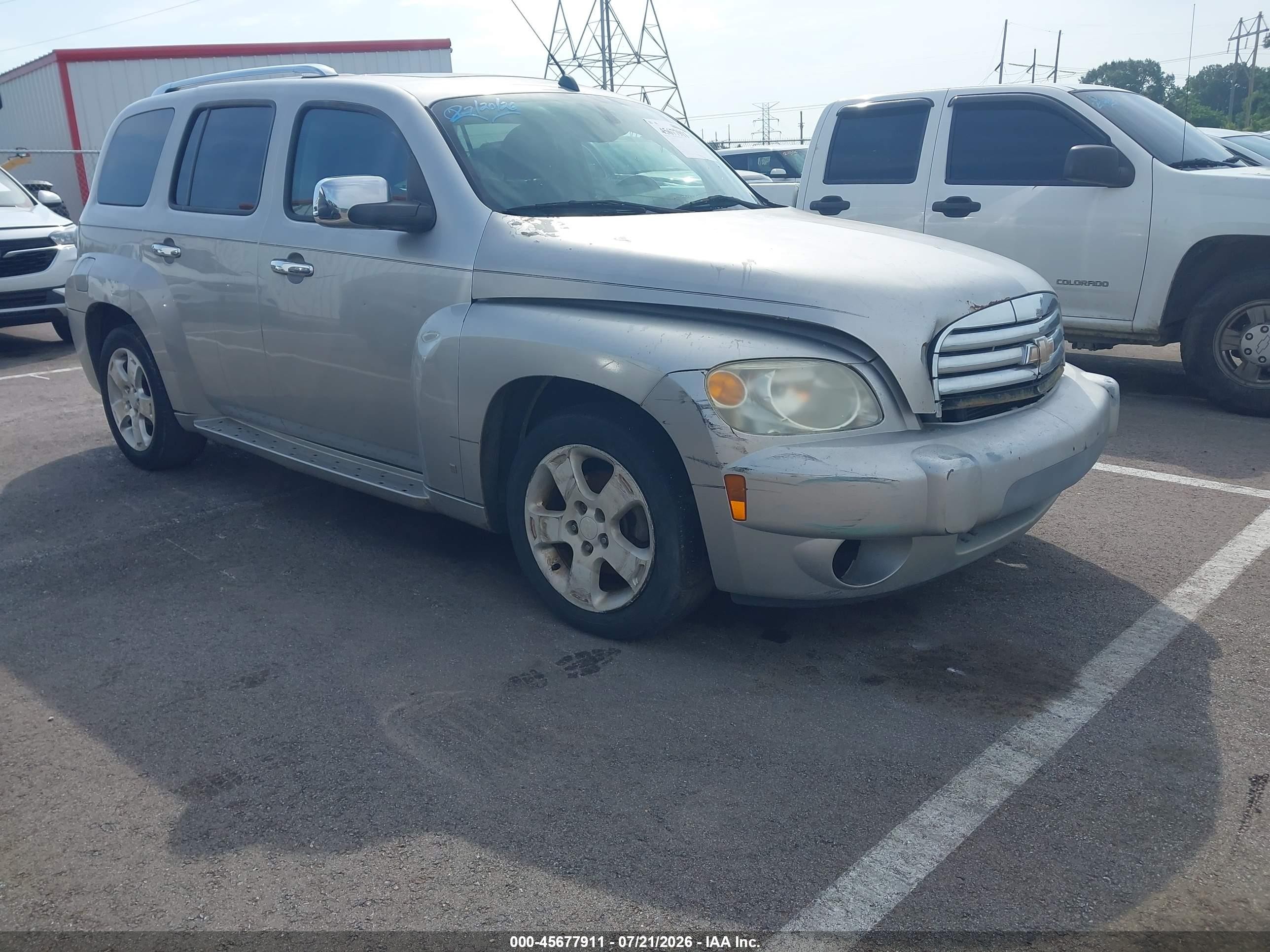2007 Chevrolet Hhr Lt Silver vin: 3GNDA23D27S634882
