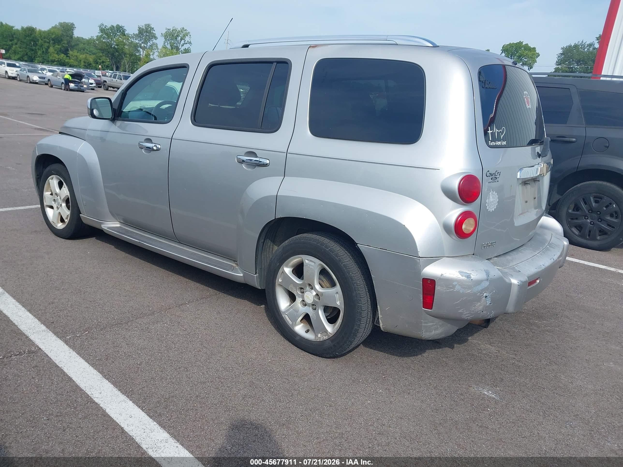2007 Chevrolet Hhr Lt Silver vin: 3GNDA23D27S634882