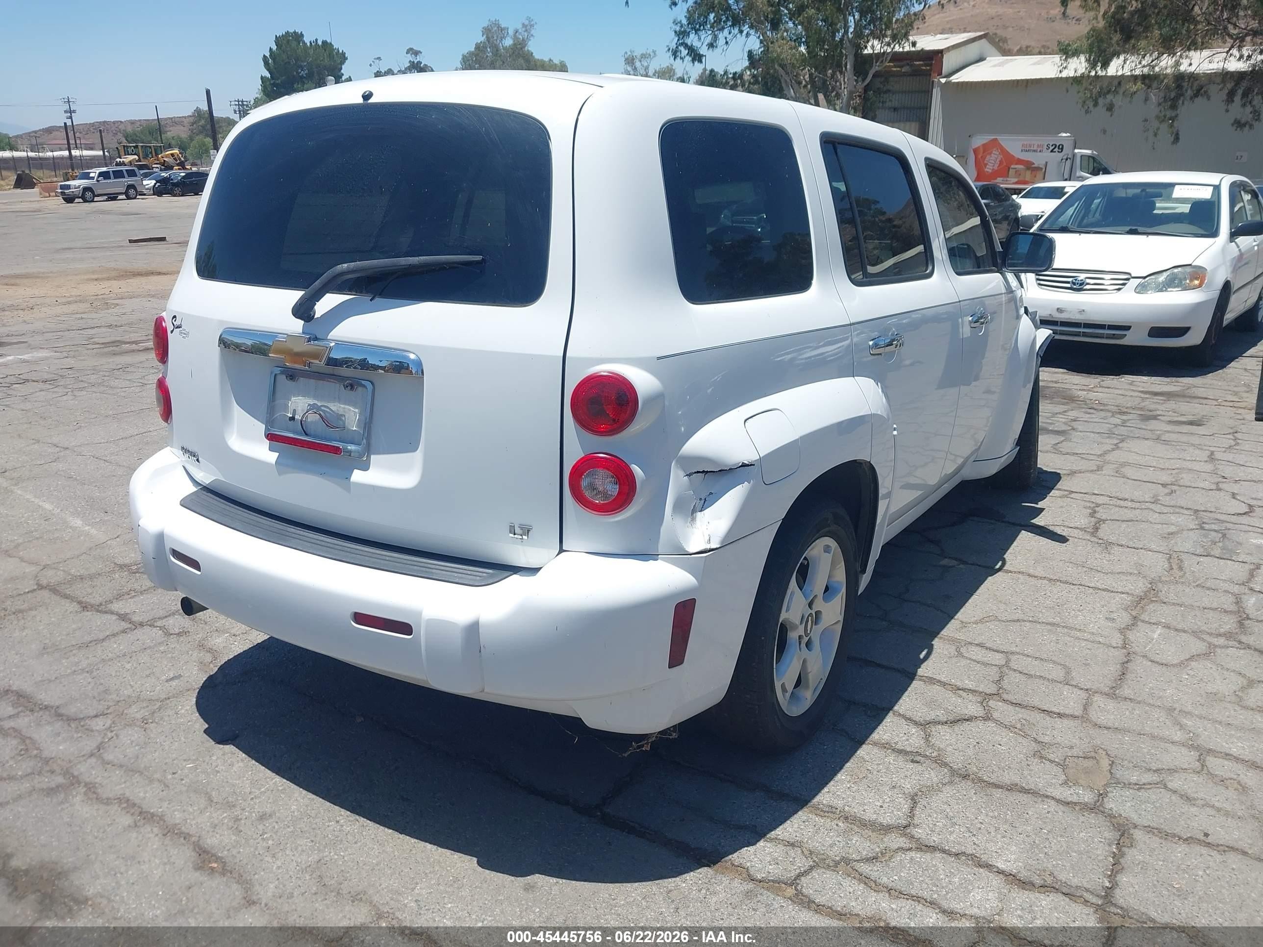 2006 Chevrolet Hhr Lt White vin: 3GNDA23D36S645582