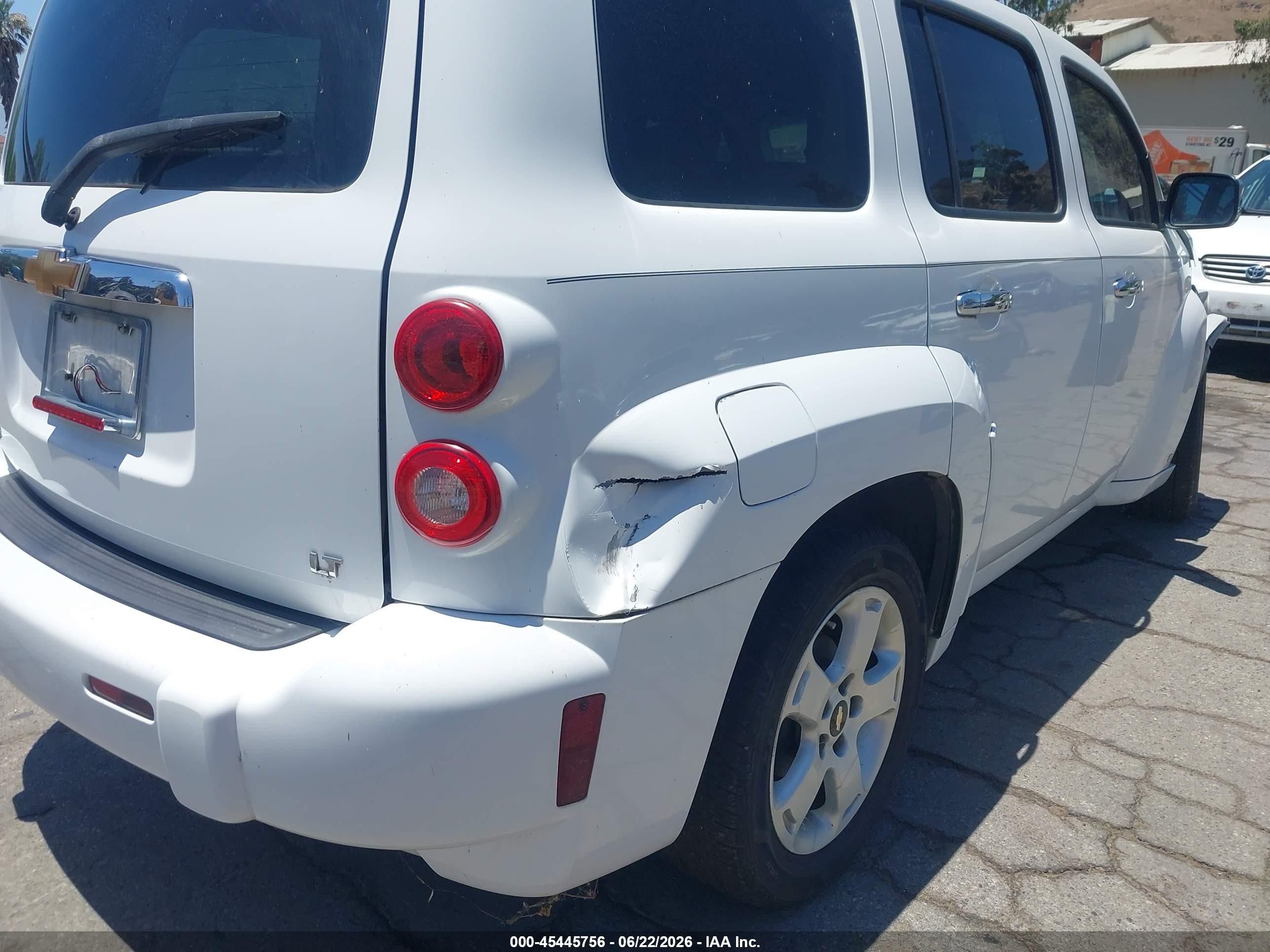 2006 Chevrolet Hhr Lt White vin: 3GNDA23D36S645582