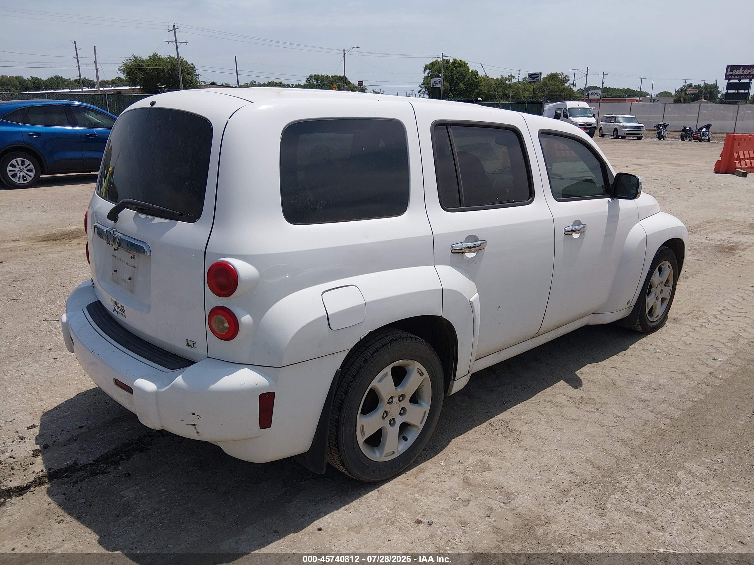 2007 Chevrolet Hhr Lt White vin: 3GNDA23D37S607898