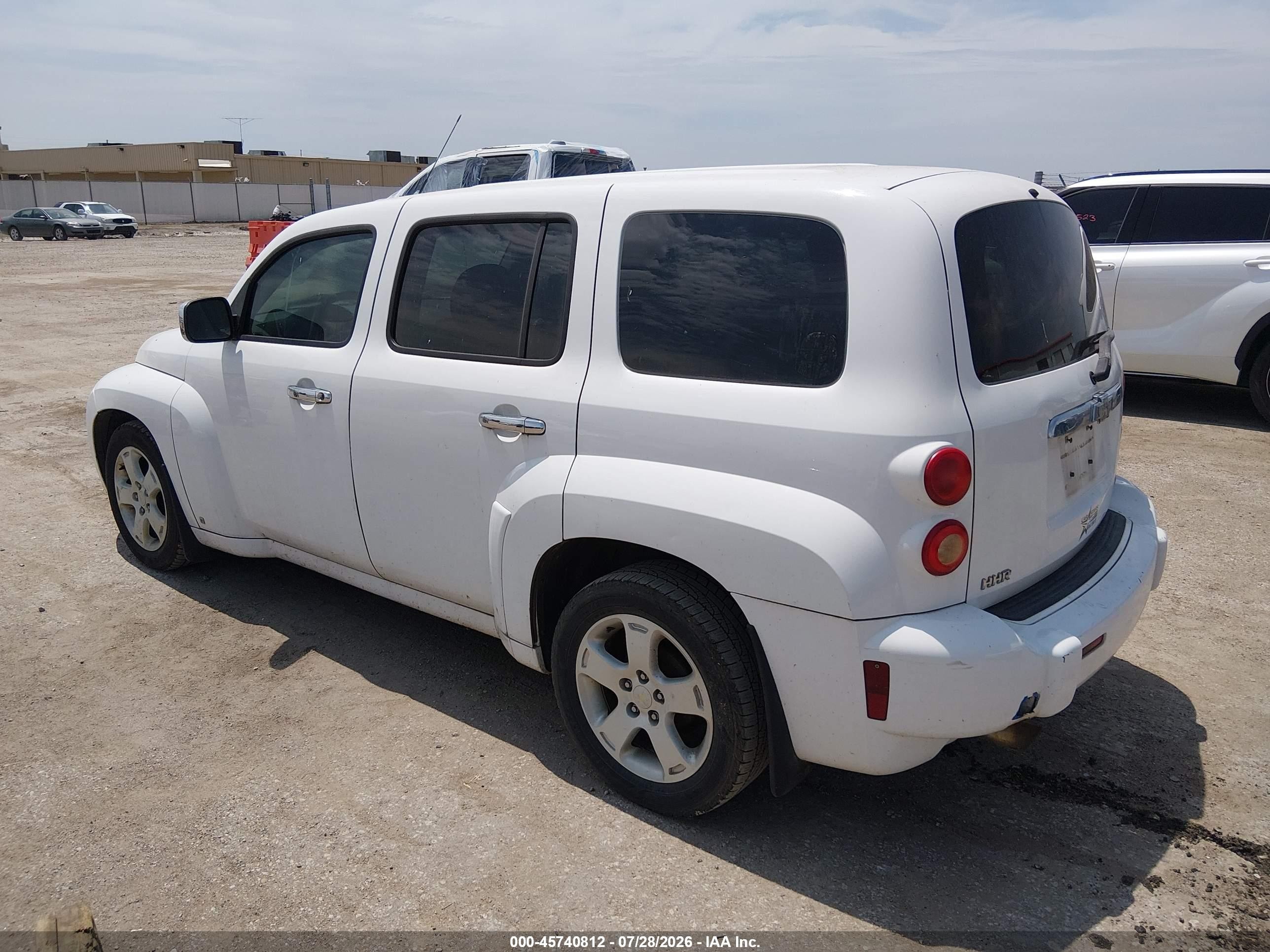 2007 Chevrolet Hhr Lt White vin: 3GNDA23D37S607898