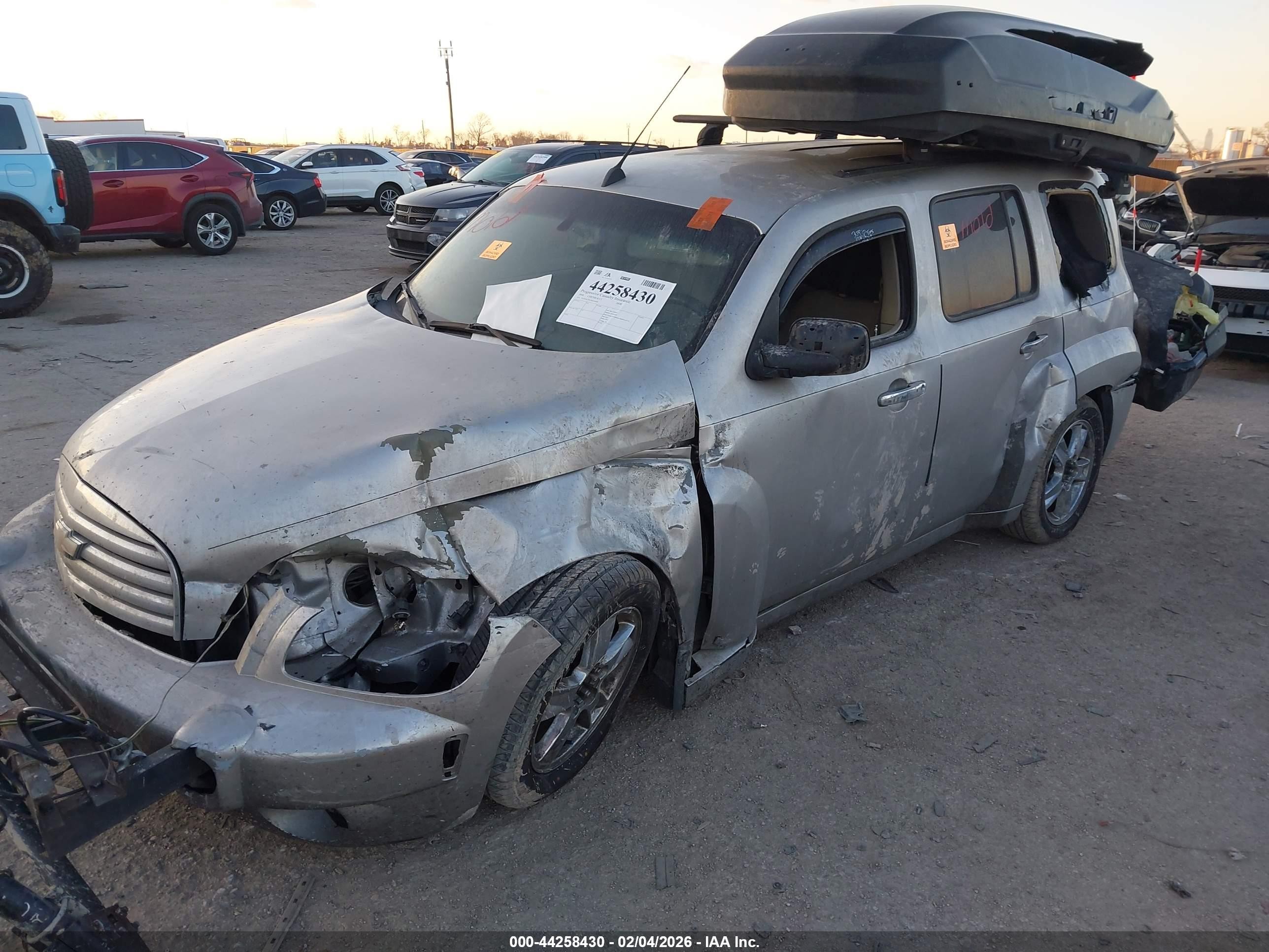 2008 Chevrolet Hhr Lt Silver vin: 3GNDA23D38S594099