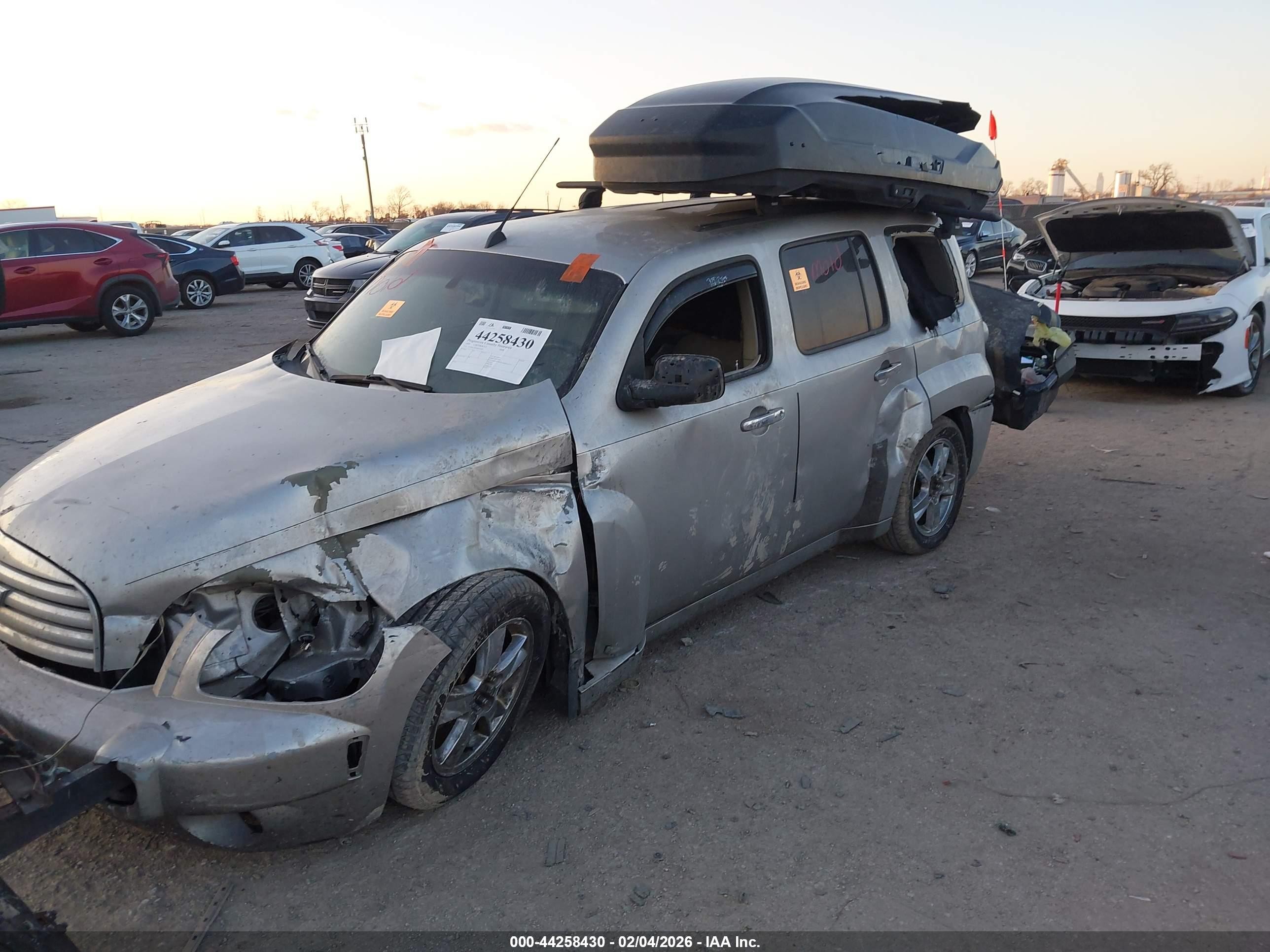 2008 Chevrolet Hhr Lt Silver vin: 3GNDA23D38S594099