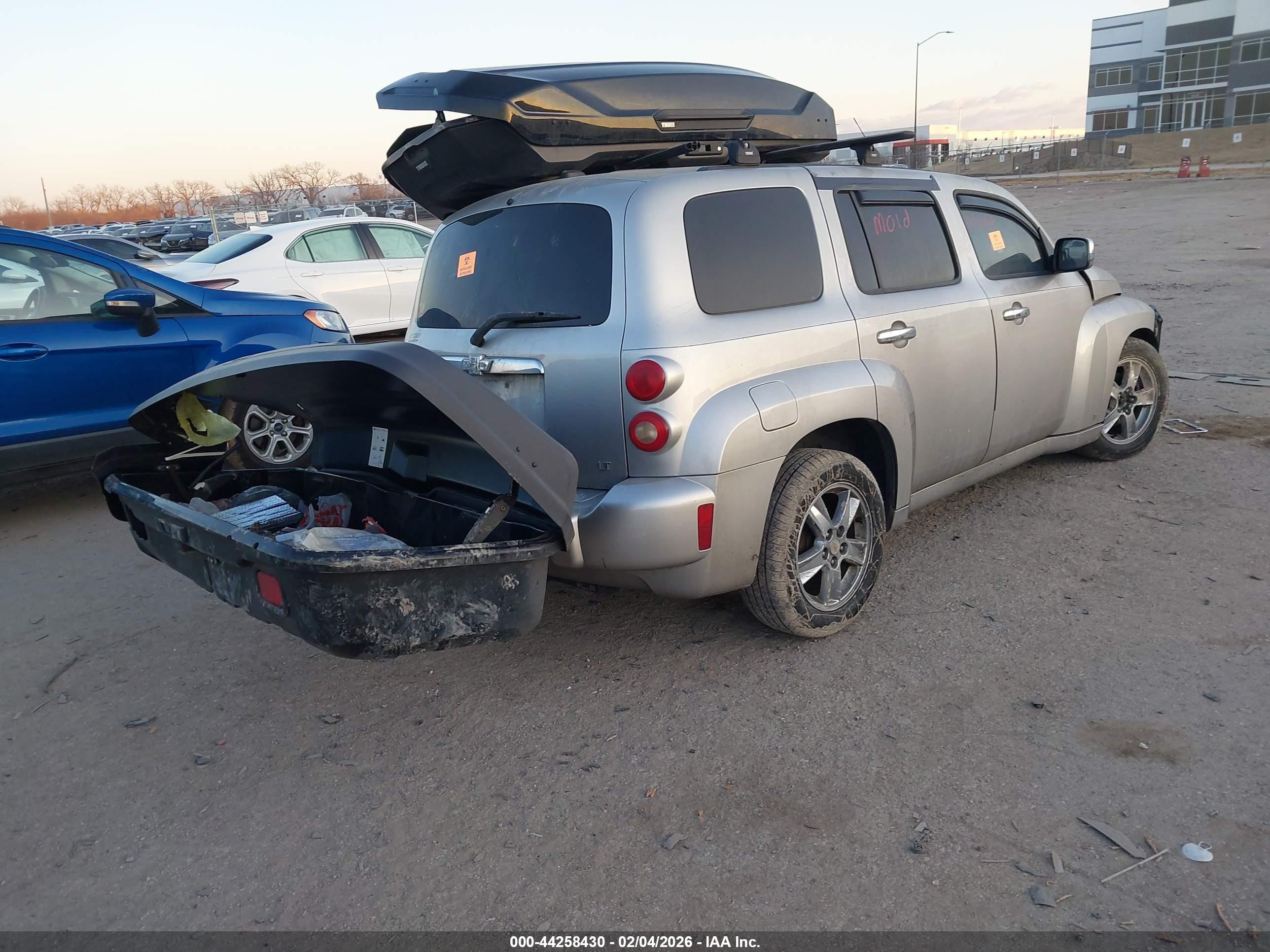 2008 Chevrolet Hhr Lt Silver vin: 3GNDA23D38S594099
