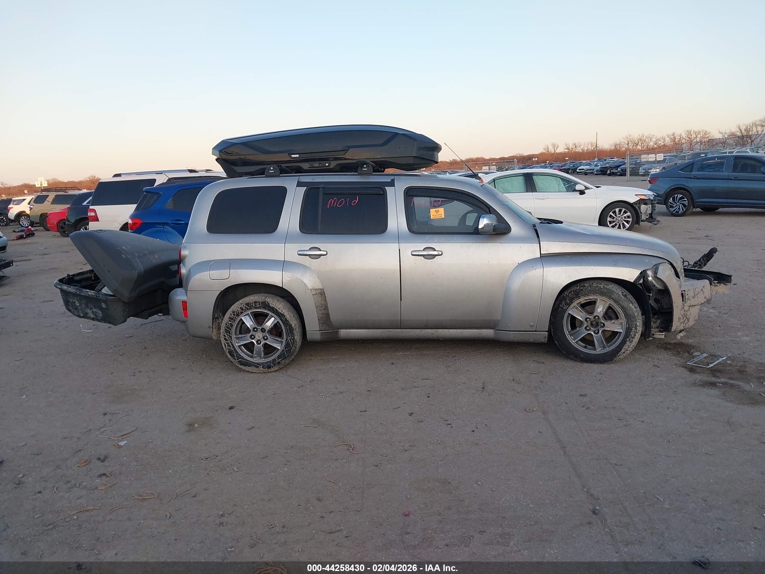 2008 Chevrolet Hhr Lt Silver vin: 3GNDA23D38S594099