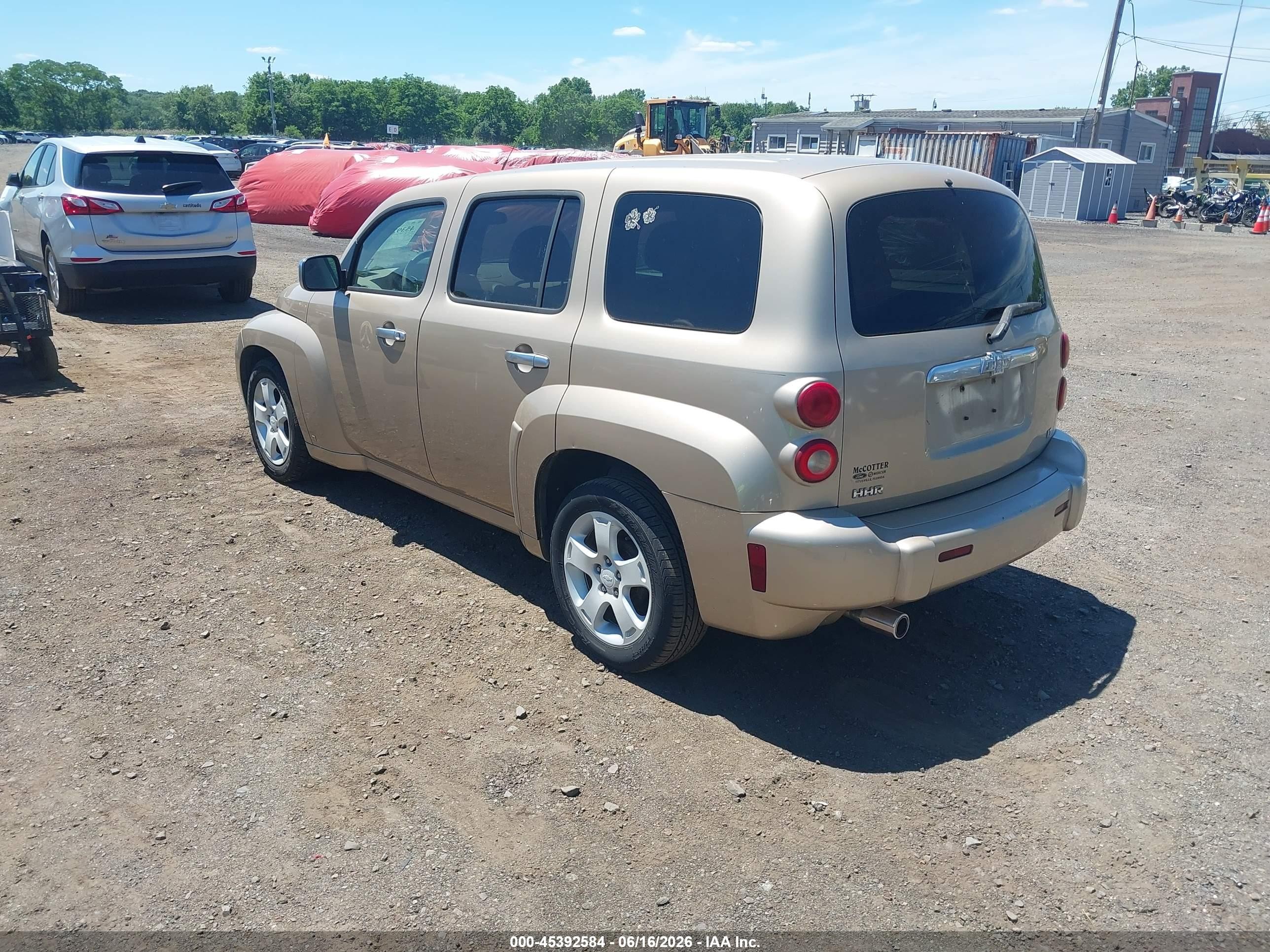 2006 Chevrolet Hhr Lt Beige vin: 3GNDA23D46S609514
