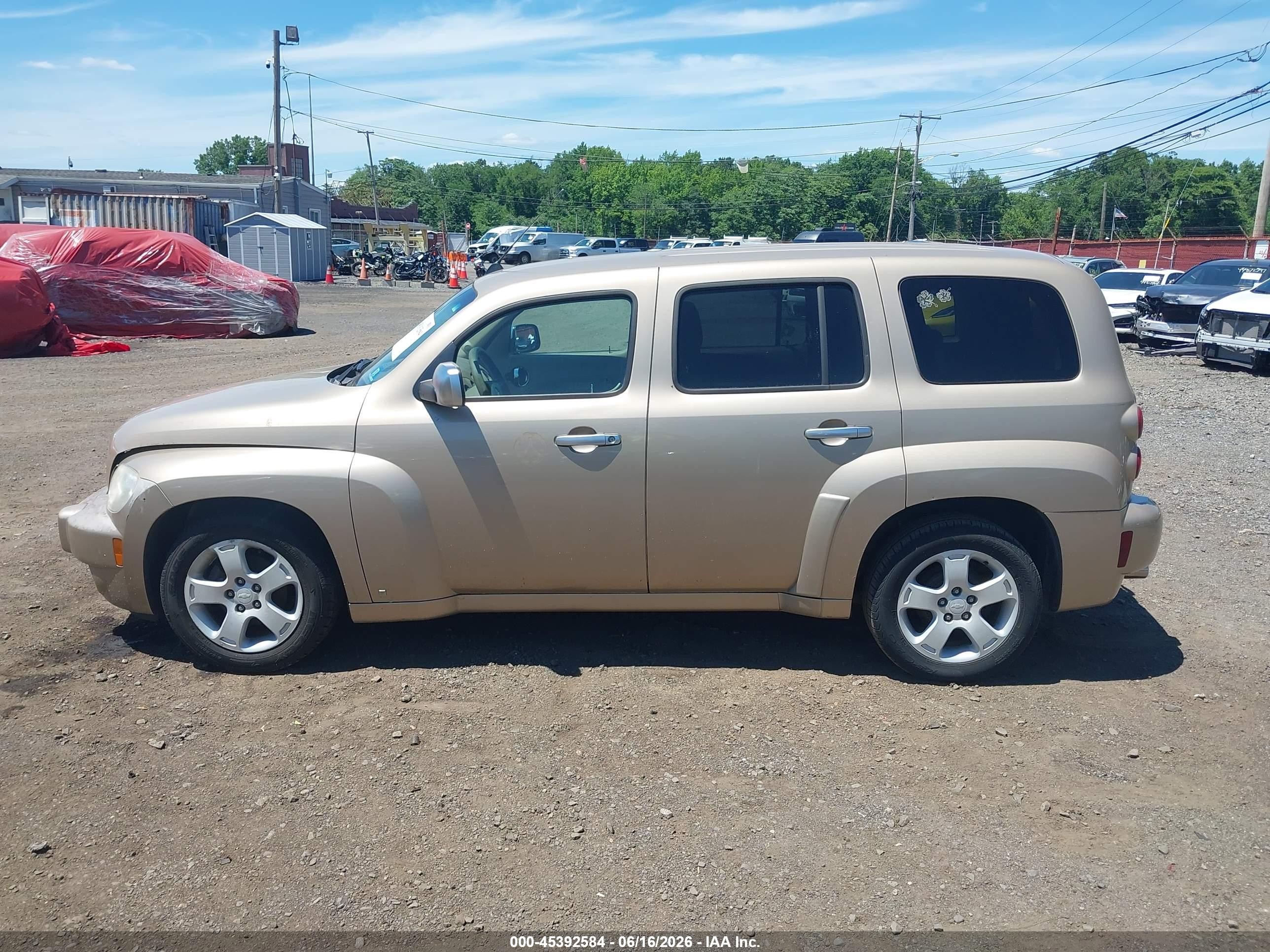 2006 Chevrolet Hhr Lt Beige vin: 3GNDA23D46S609514