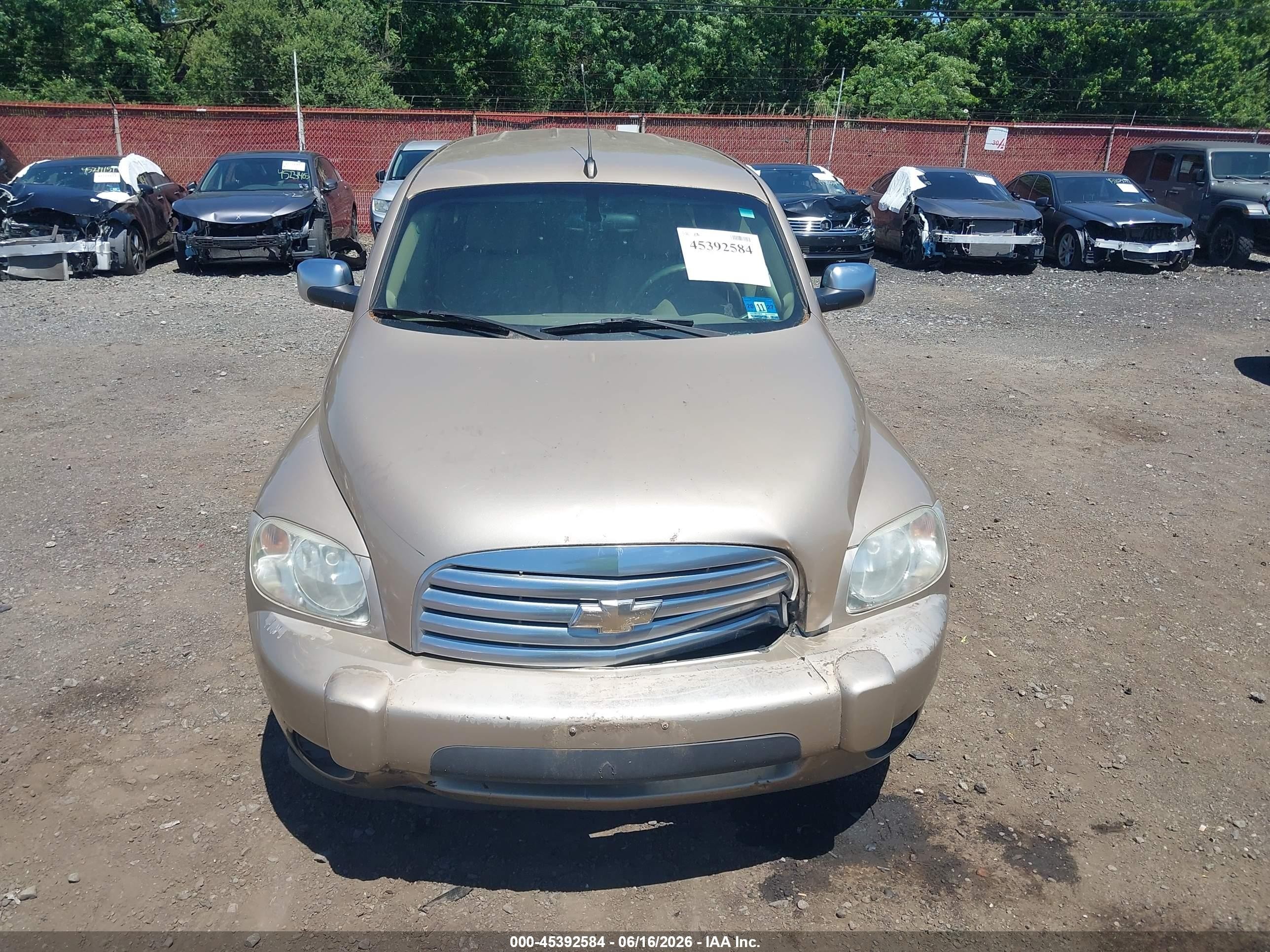 2006 Chevrolet Hhr Lt Beige vin: 3GNDA23D46S609514