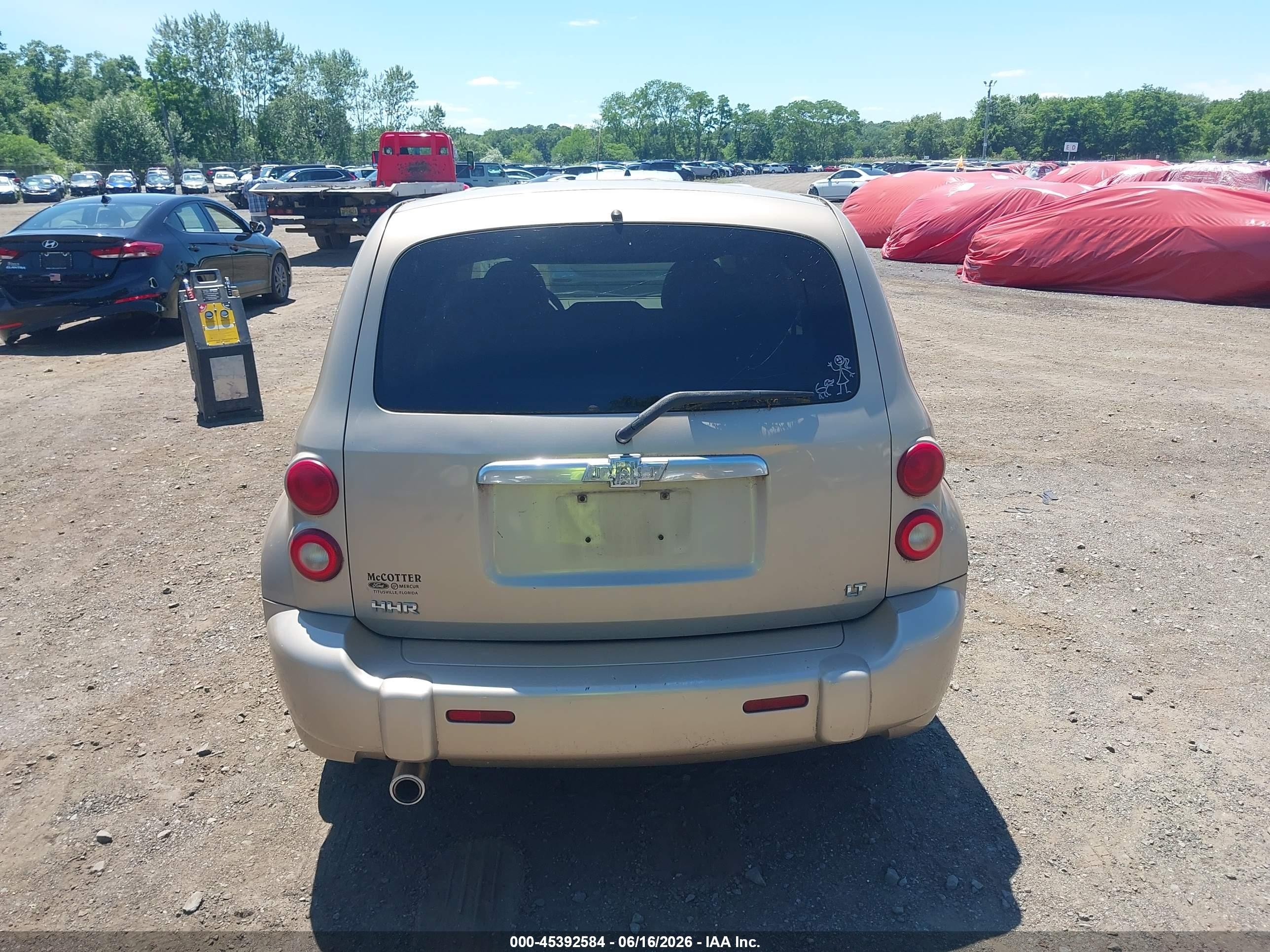 2006 Chevrolet Hhr Lt Beige vin: 3GNDA23D46S609514