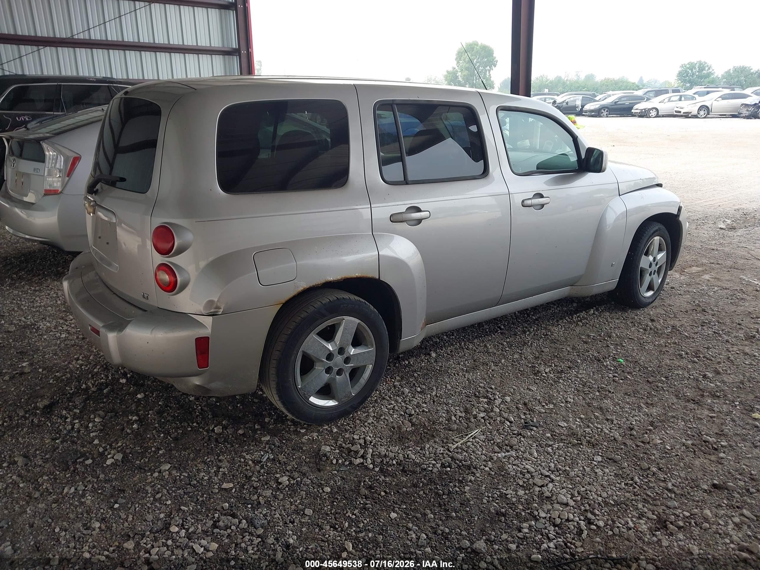 2008 Chevrolet Hhr Lt Silver vin: 3GNDA23D48S598274