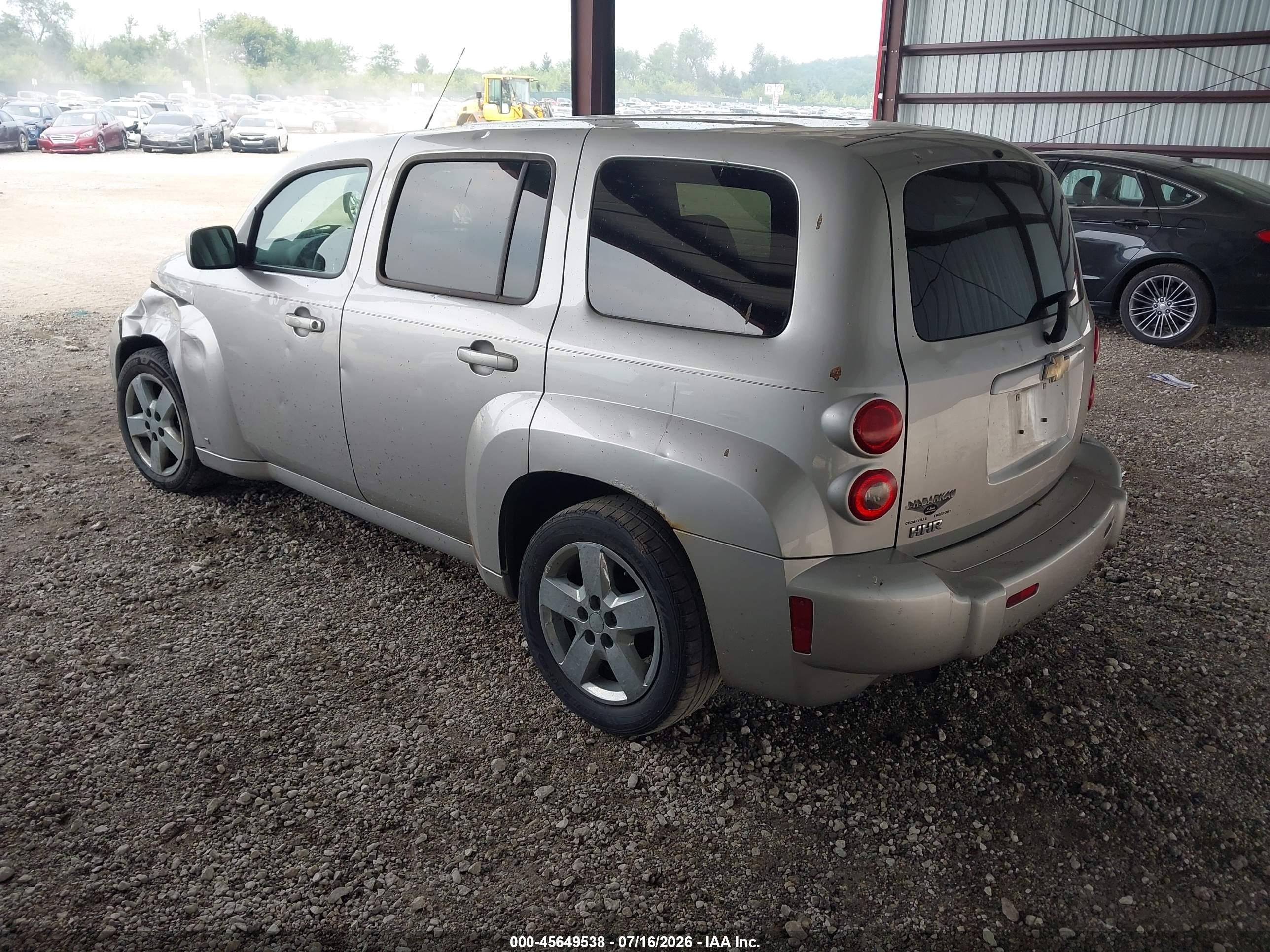 2008 Chevrolet Hhr Lt Silver vin: 3GNDA23D48S598274